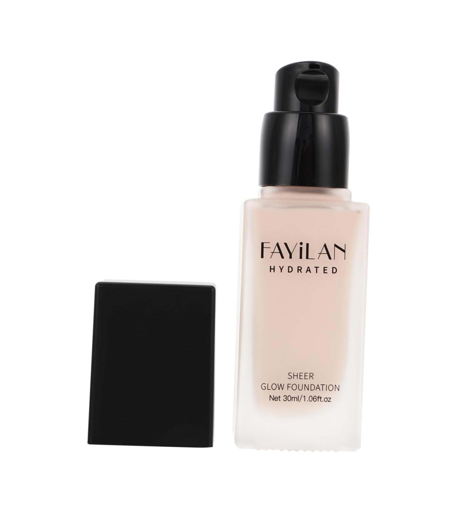 Gogogmee Liquid Foundation Concealer Liquid Makeup Foundation Fluid Waterproof Foundation Black Glass - Buy Online on GoSupps.com