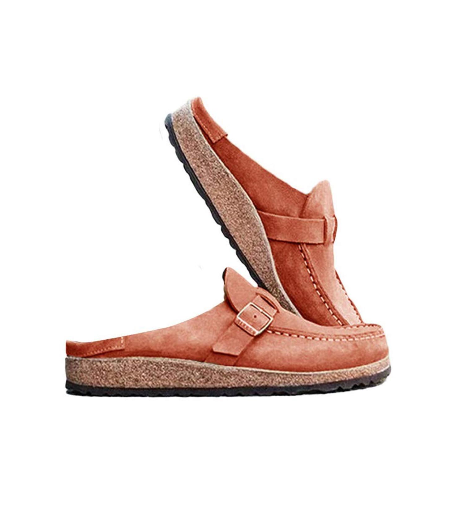 Shop Women's Casual Suede Slip-On Sandals - Comfortable Summer Clogs | International Shipping - Buy Online on GoSupps.com