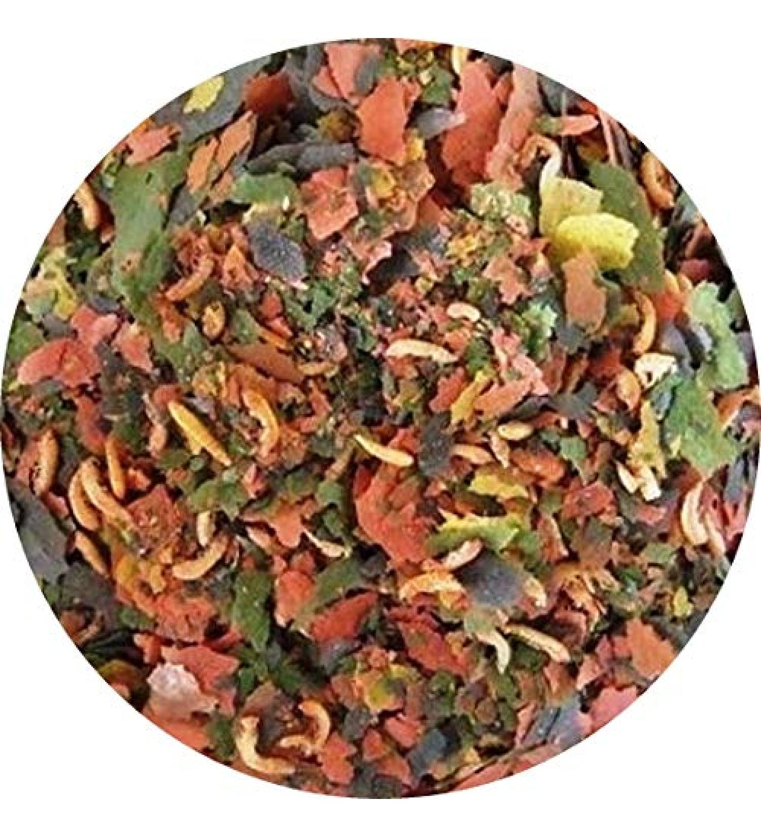 Flake Food Natural Flakes Main Flakes Fish Food Aquarium Ornamental Fish Flakes (5 l) 5 l (1 pack)