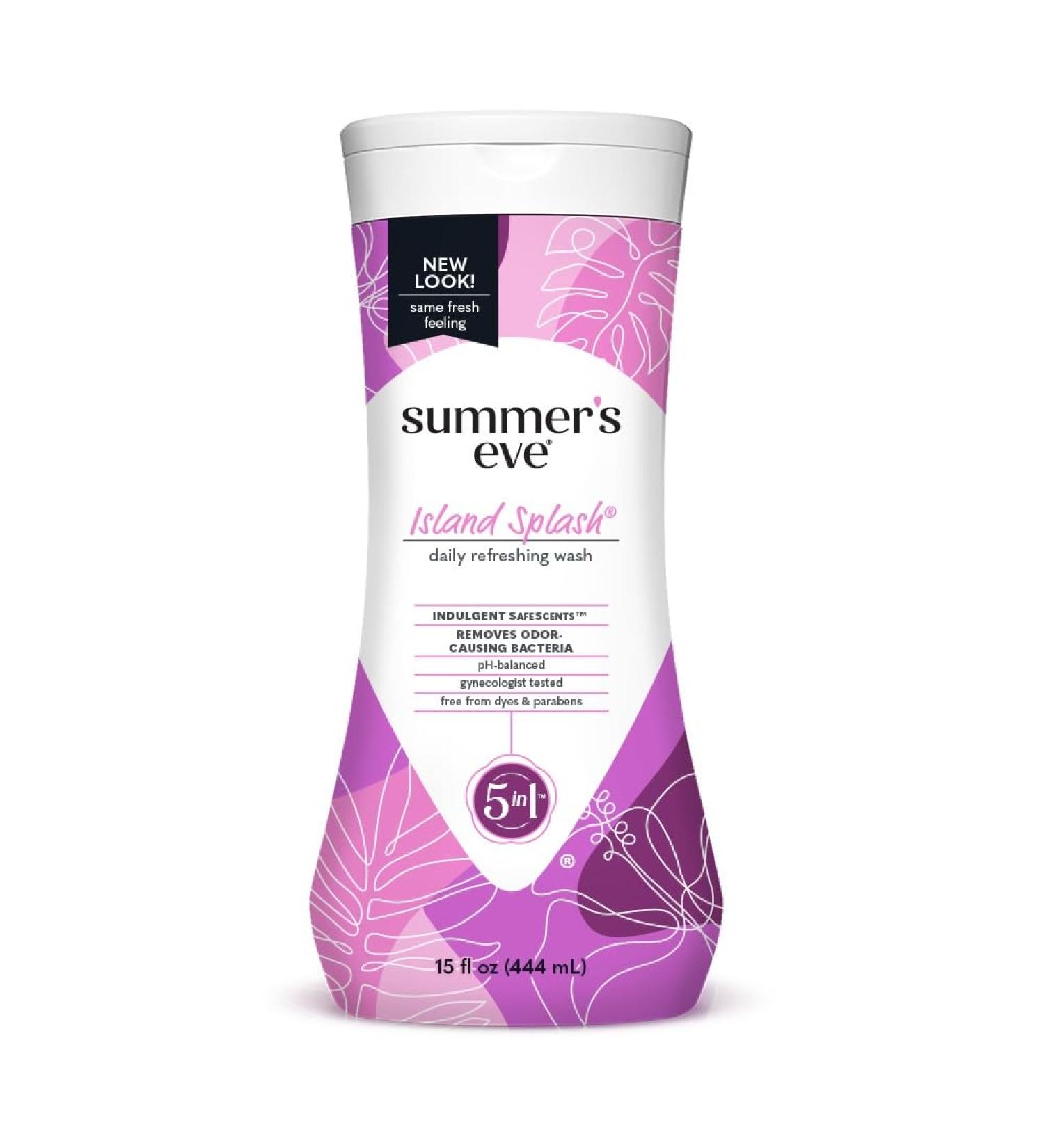 Summer's Eve Cleansing Wash for Sensitive Skin - Island Splash 15 fl oz | Gentle Intimate Care for All Skin Types - International Shipping - Buy Online on GoSupps.com