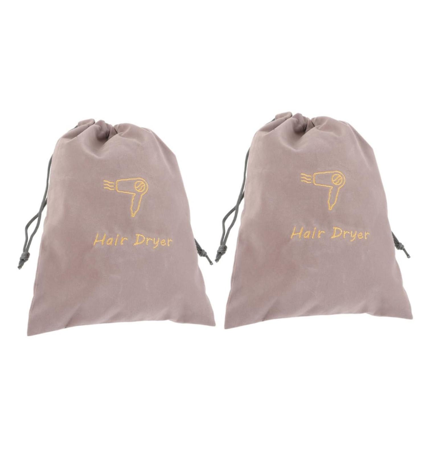 LALADEFIEE 2pcs Dust Bags for Handbags Hair Dryer Storage Bag Cloth Travel Hair Dryer Travel Bag - Buy Online on GoSupps.com