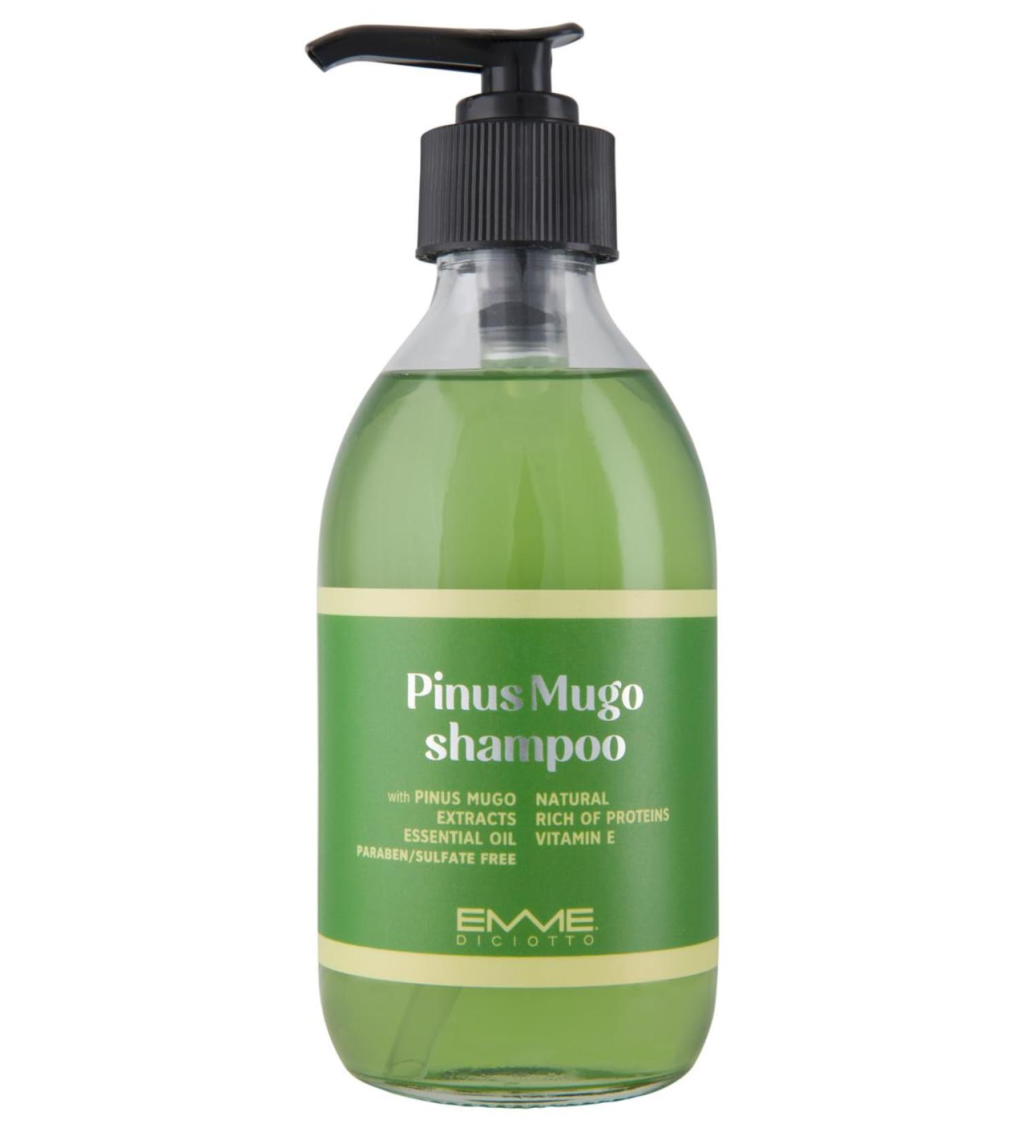 EMME DICIOTTO Pinus Mugo Shampoo 250 ml paraben sulFate antimicrobial antiinflammatory natural rich in proteins vitamins and - Buy Online on GoSupps.com