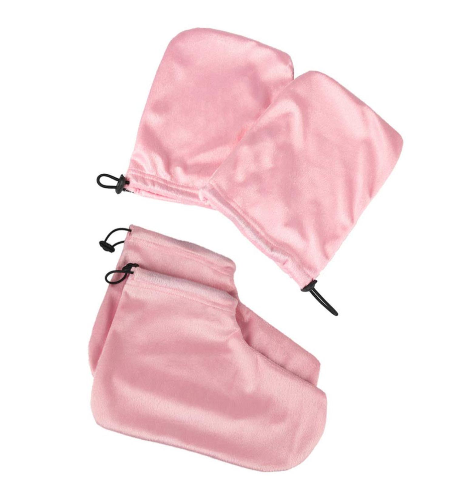 Beavorty 2paires Cire Et Couvre-mains Pour Bain De Paraffine Protections Pour Mains Usage Professionnel Ou Domestique Rose - Buy Online on GoSupps.com