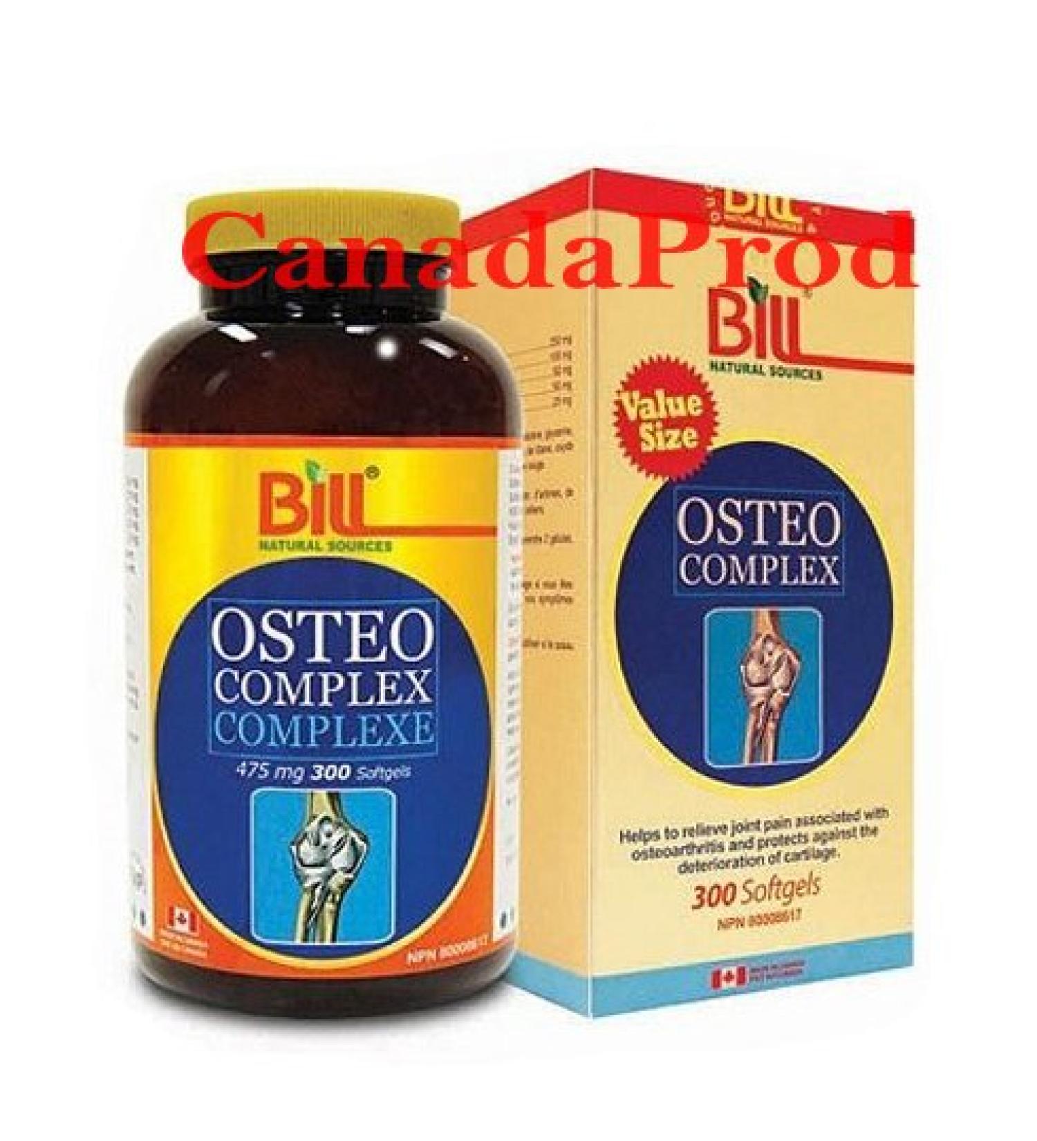 Osteo Complex 300 Softgels - Joint Health Supplement by Bill Natural Sources - Buy Online on GoSupps.com