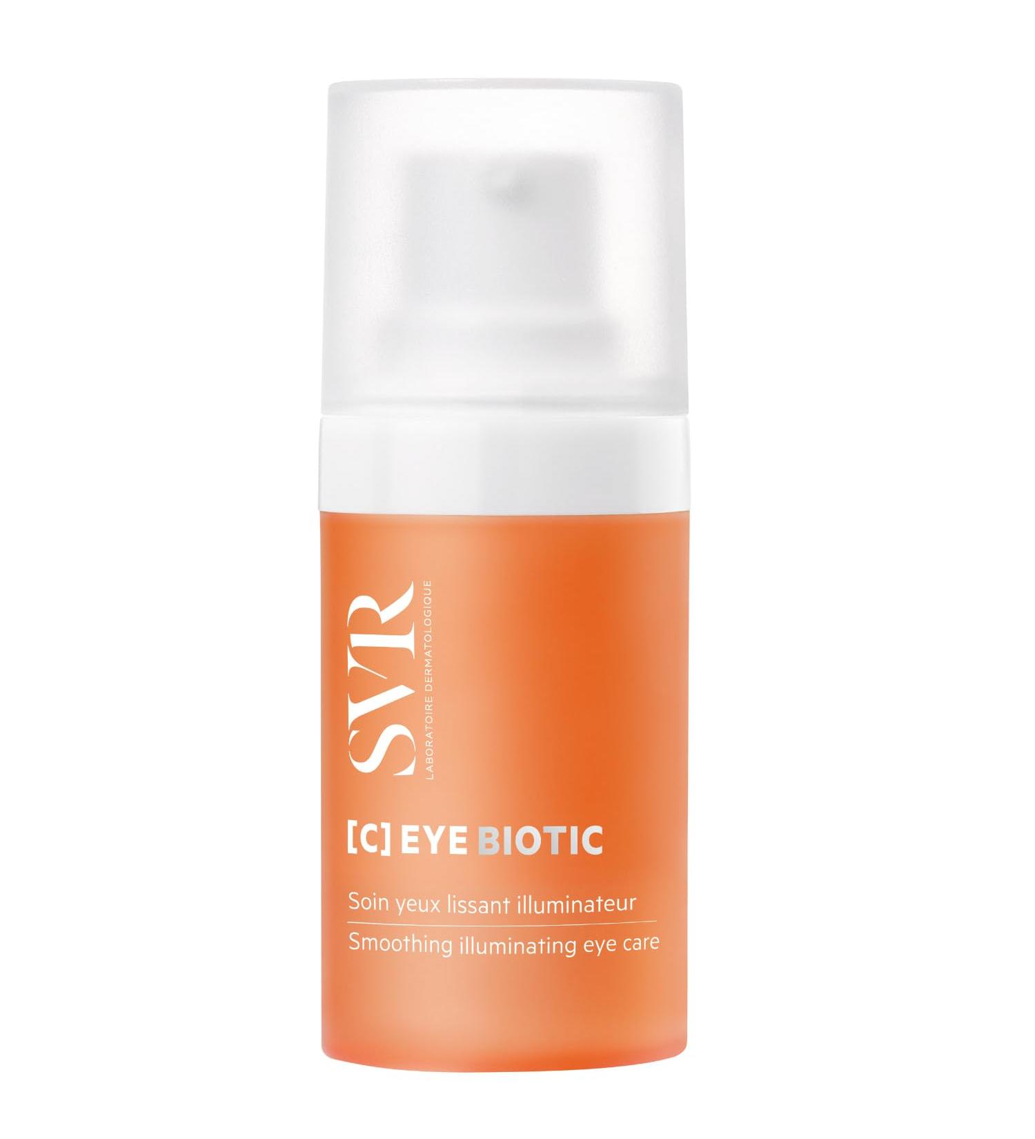 SVR C Eye Biotic Soin Yeux Lissant Illuminateur Corrige cernes pigmentaires et vasculaires lisse rides et ridules Pour peaux sensibles Vitamine C 5% Peptide Probiotiques 15 ml - Buy Online on GoSupps.com