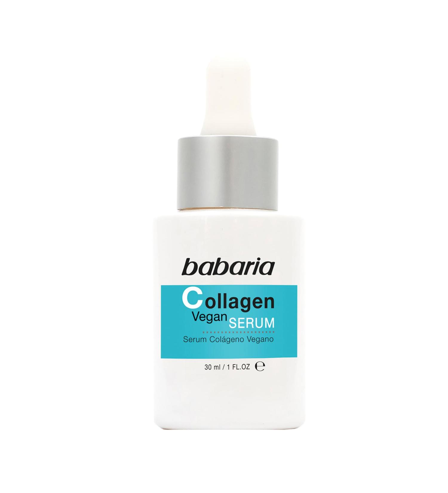 Babaria Collagen Vegan Serum - Anti-Aging Face Serum for Elasticity & Firmness - Natural Wild Plant Skin Care - 1 oz - Buy Online on GoSupps.com