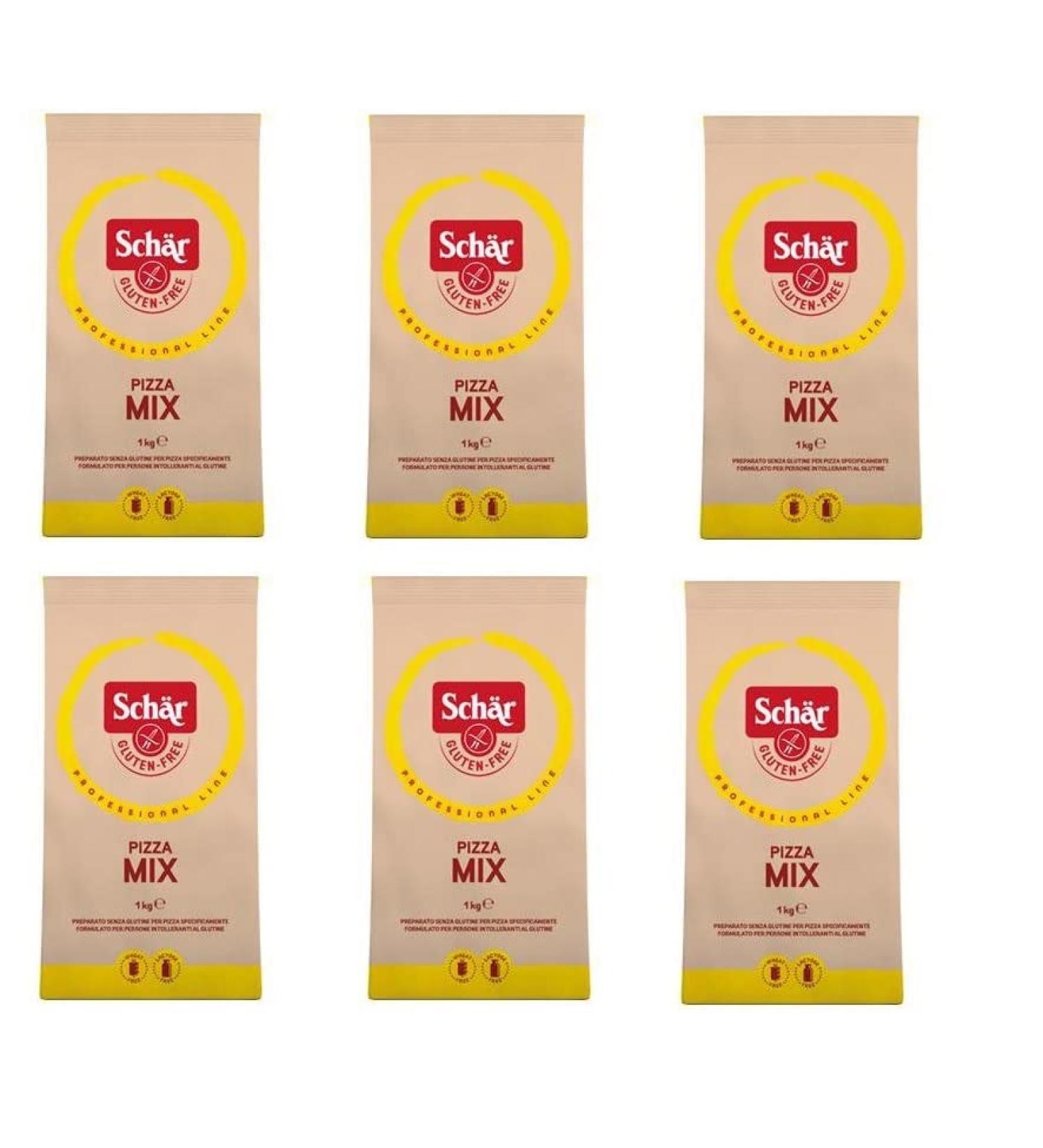 Lo Conte Farina Pizza Mix of 6 pieces glutenfree flour pizza mix for pizza glutenfree 1 kg