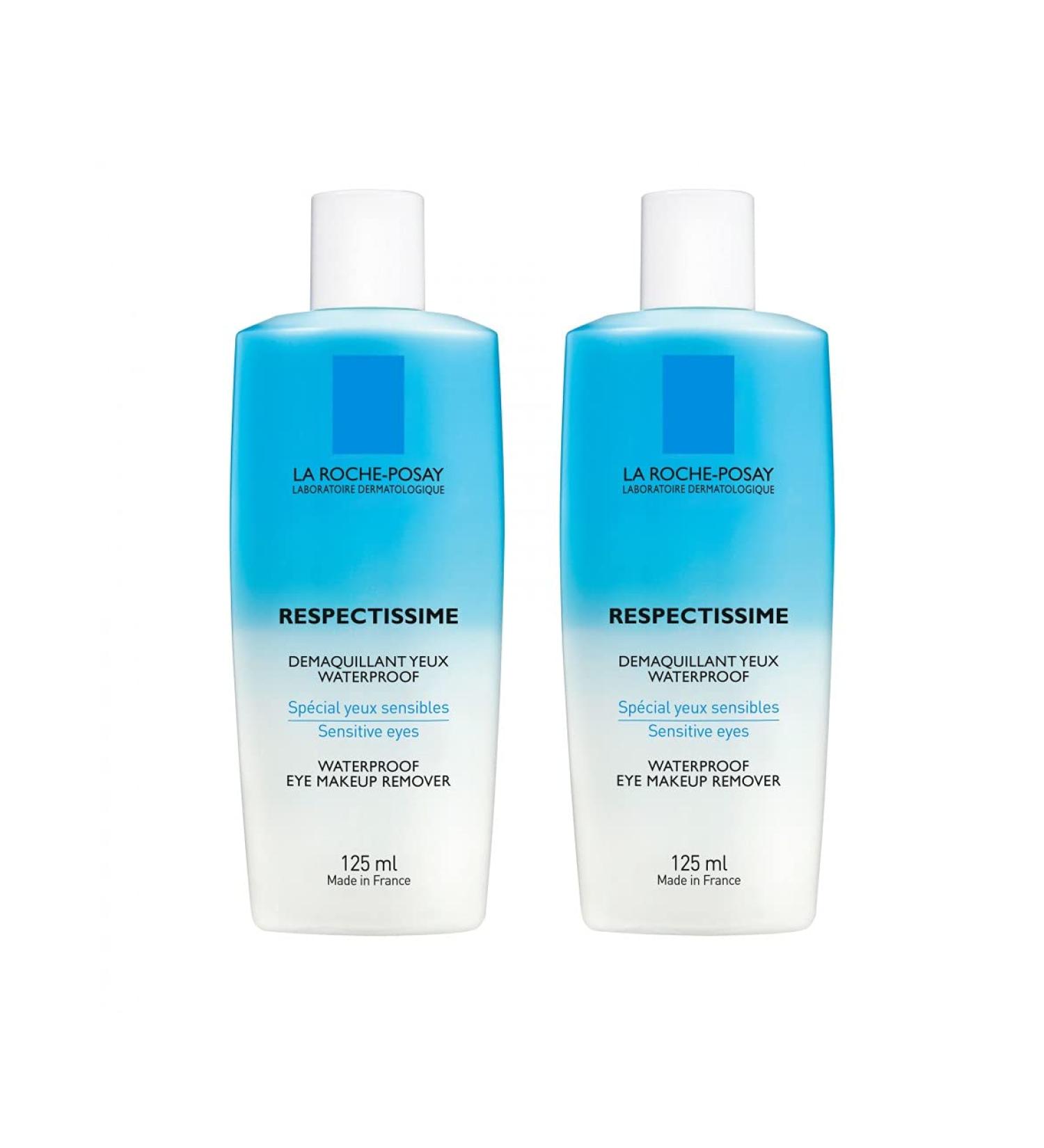 La Roche-Posay Respectissime Waterproof Eye Makeup Remover 2 x 125ml