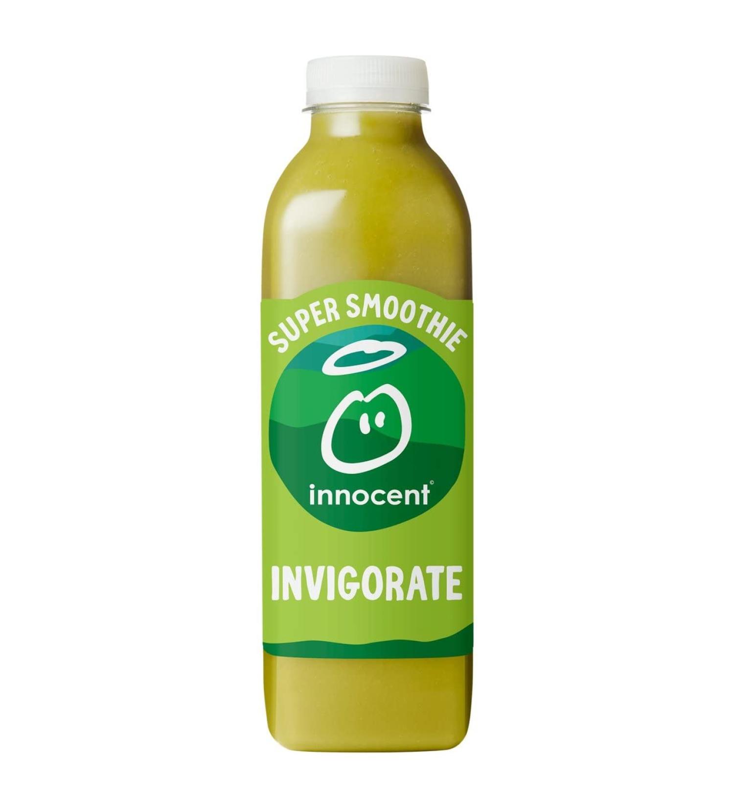 innocent Kiwi Cucumber Apple & Matcha Invigorate Super Smoothie with Vitamins 750ml - Buy Online on GoSupps.com