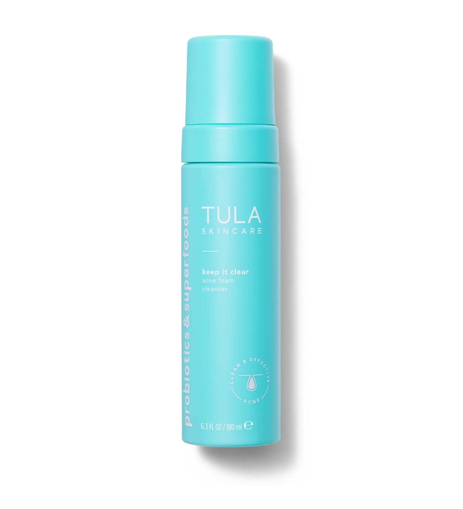 TULA Keep It Clear Acne Foam Cleanser | Salicylic Acid Acne Treatment | Prevent Breakouts & Fade Marks | Probiotic Extracts | 6.3 fl. oz - Buy Online on GoSupps.com