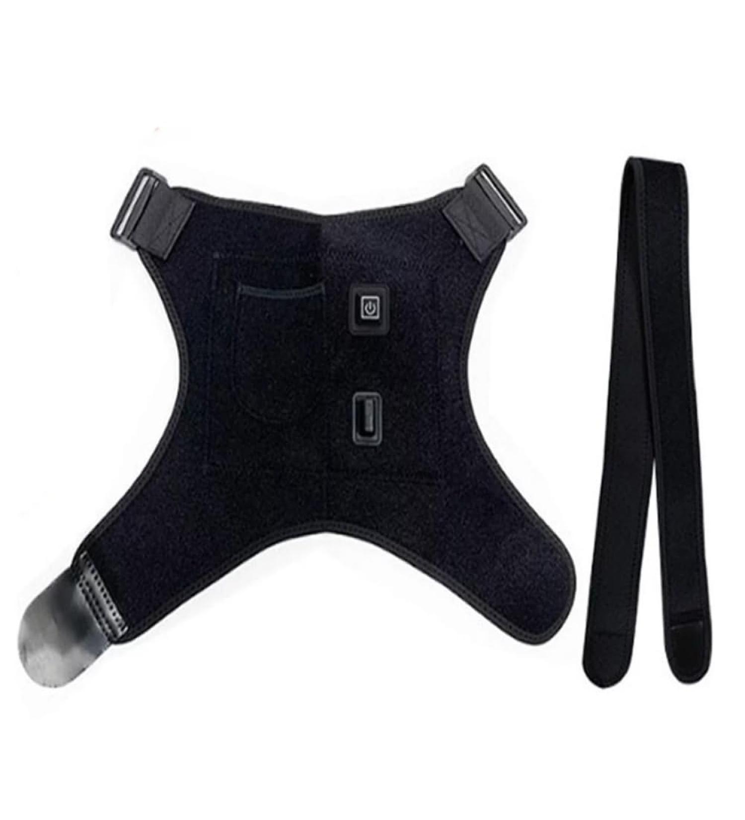 USB Electrically Heated Shoulder Straps Heated Vibrations Shoulder Wrap Brace for Injury Dislocation Rehabilitation Default - Buy Online on GoSupps.com