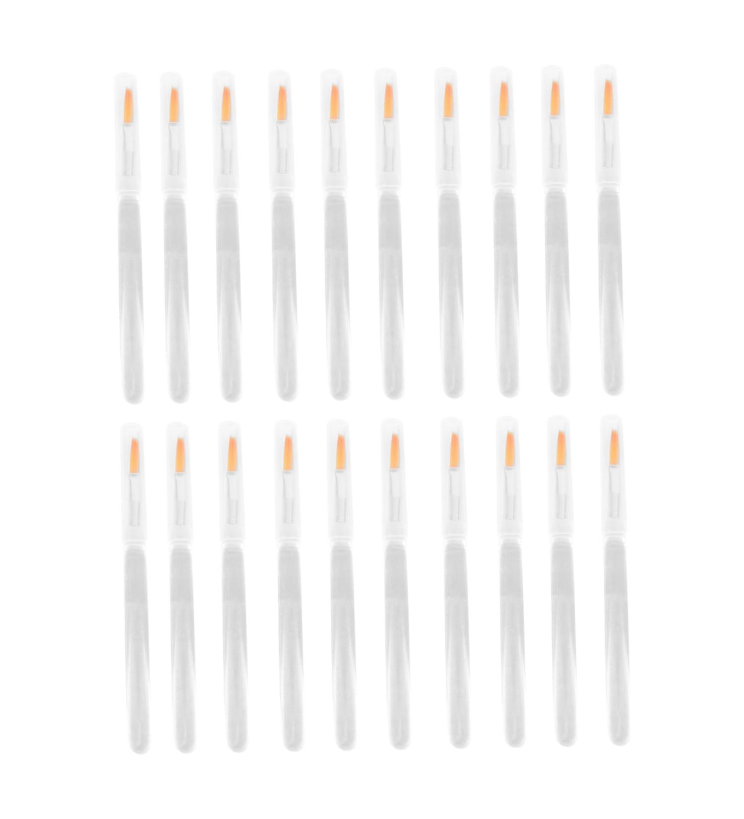 20pcs Crystal Stick Lip Brush Set - Premium Lipstick Brushes with Crystal Handle for Flawless Application - Buy Online on GoSupps.com
