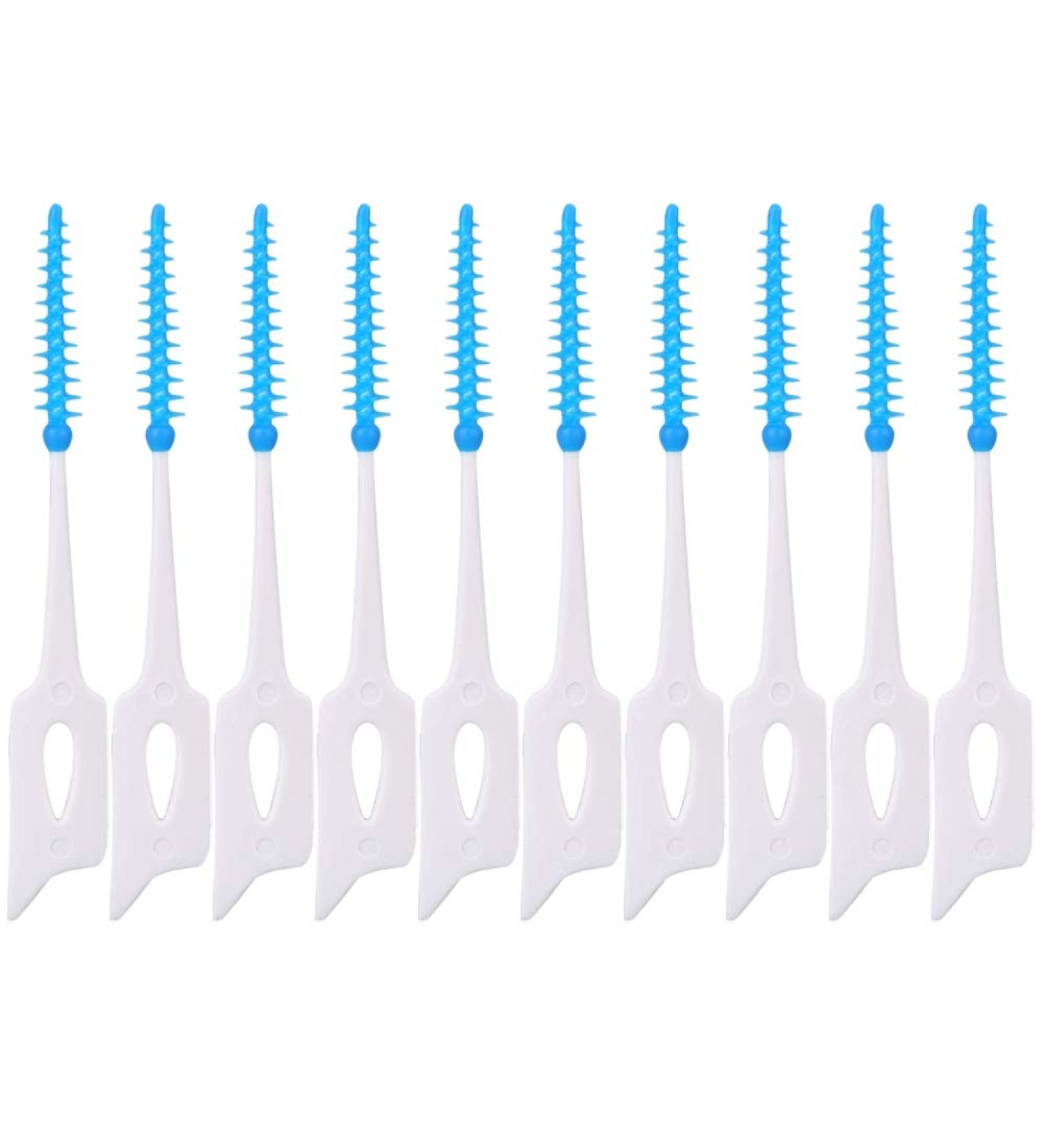 Verdant Touch Interdental Toothpicks - Disposable 80-Piece Set for Effective Dental Care | Interdental Brushes & Tools - Buy Online on GoSupps.com