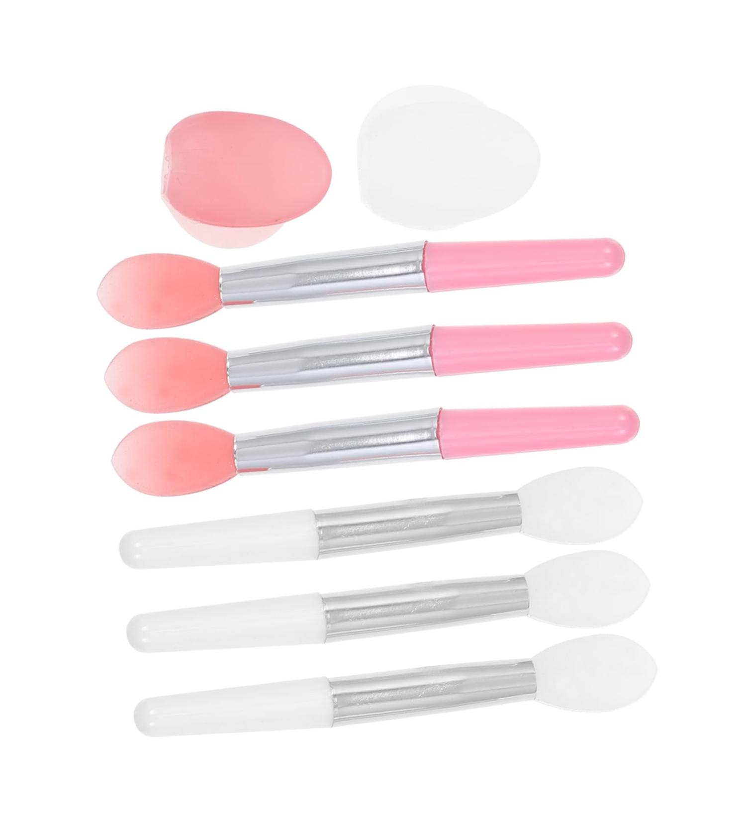Housoutil 2 Sets Lip Stick Dust Silicone Lip Covers Silicone Scrubber Silicone Brush Lady Tools Lip Balm Applicator Accessory Lip Makeup Lip Scrub Brush Facial Miss Girl - Buy Online on GoSupps.com