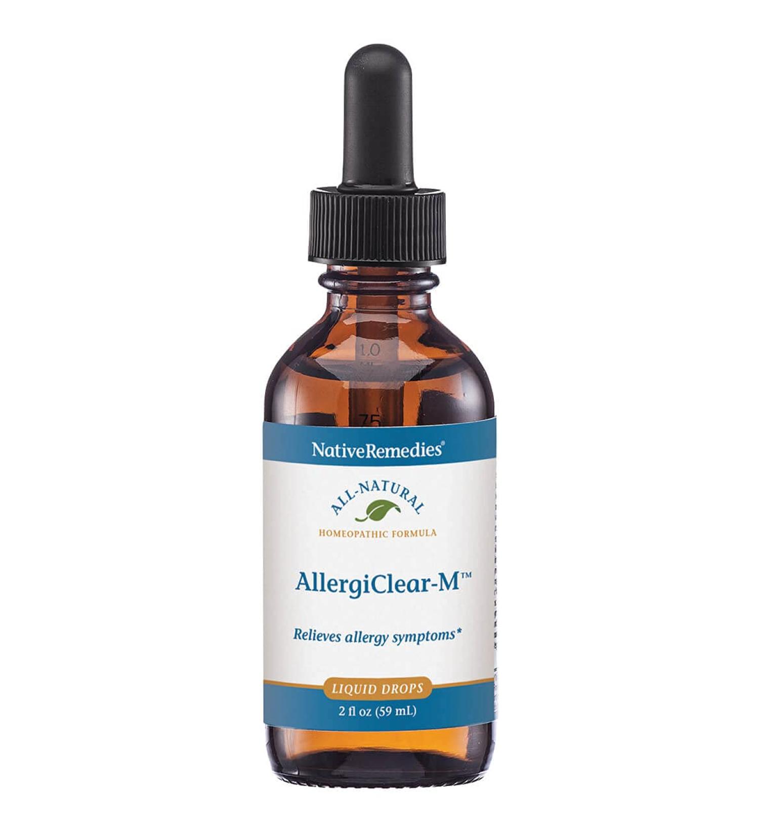 Native Remedies AllergiClear-M 59 mL - Natural Homeopathic Formula for Allergy Relief - Buy Online on GoSupps.com