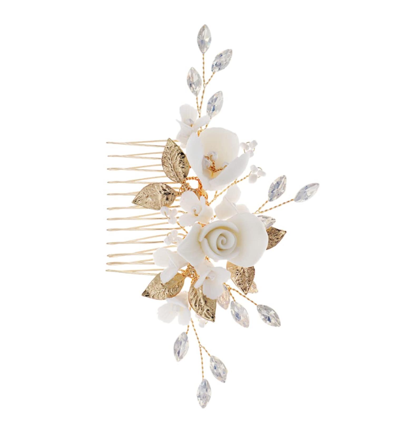 OKUMEYR Bridal Comb The Photo New Chinese Style Ceramics Bridesmaid - Buy Online on GoSupps.com