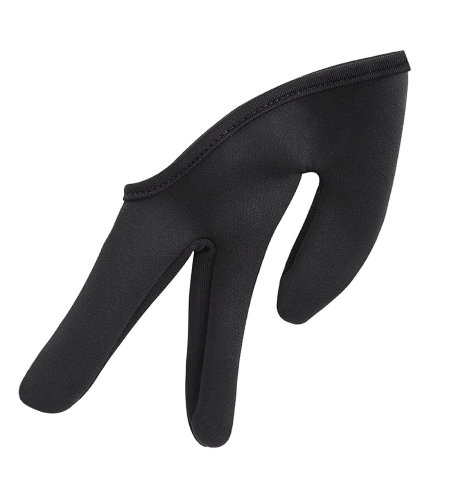 minkissy 1pc Hairdressing Three Finger Cover Hairdressing Finger Glove Hair Straightener Glove Tool Curling Wand Billiard Straightener Gloves Hair Dye Gloves Hairdressing Finger Cover Hand Black 11x10cm - Buy Online on GoSupps.com