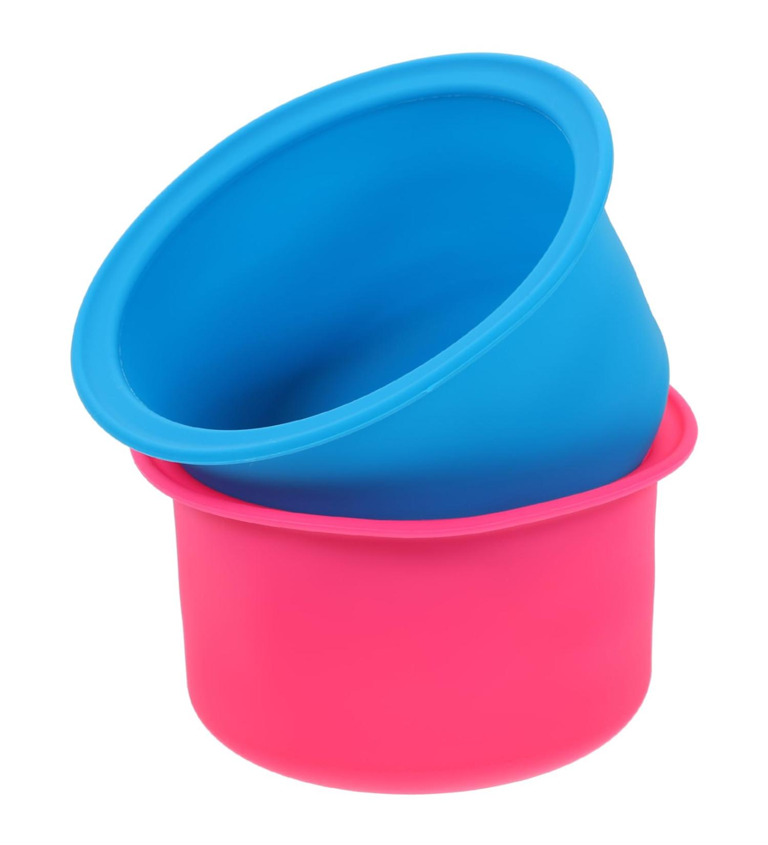 Lurrose Silicone Container Set - 8pcs Melting Pot for Silicone Wax Reusable Accessories & Easy to Clean - Ideal for Robot Toy & Depilatory Wax - Buy Online on GoSupps.com