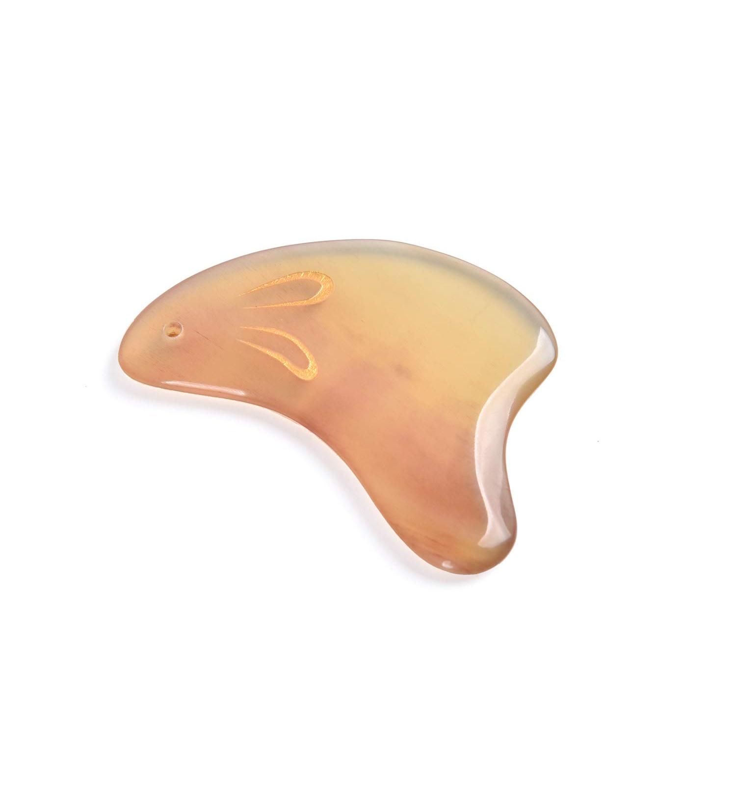 Buy Wooden Massage Board Goat Horn Dama (Moon Rabbit) - International Shipping | Premium Quality Relaxation Tool - Buy Online on GoSupps.com