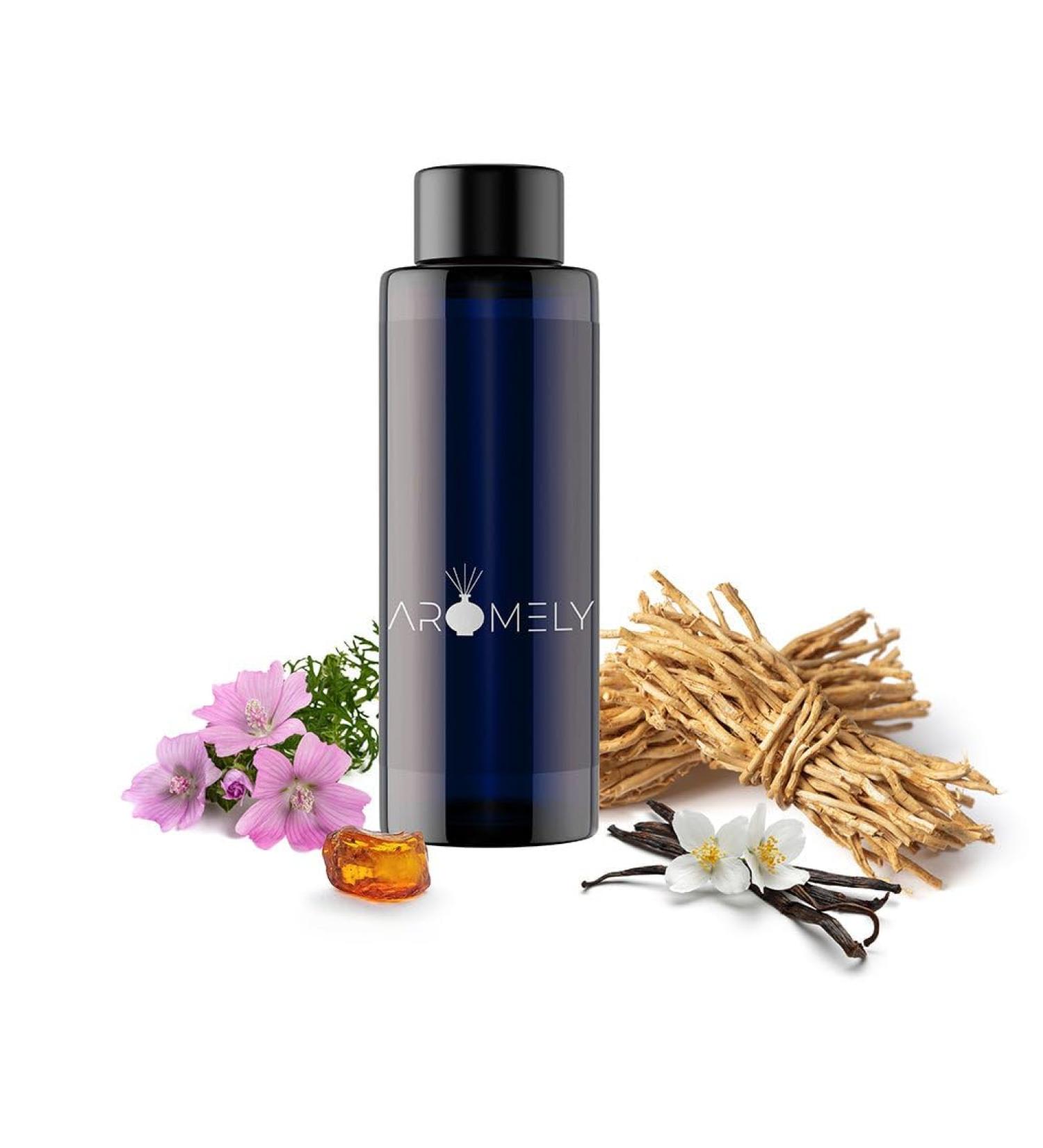 Blessed by Aromely Essential Oil Blend - Signature Diffuser Aroma Scent - Luxurious Fragrance with Notes of Osmanthus Orange Blossom and Lemon Vetiver Vanilla and Patchouli (50ml)