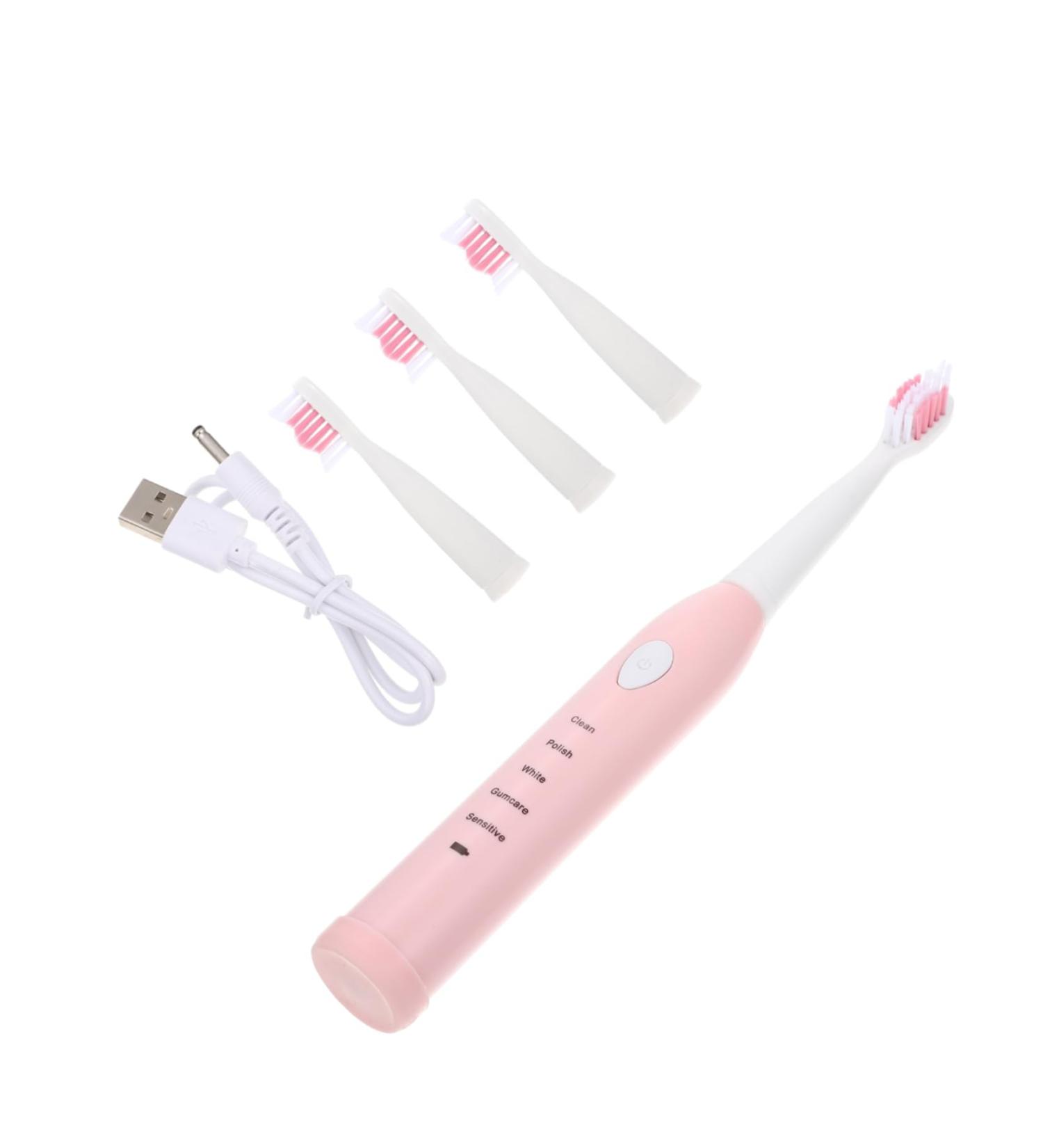 Buy Gatuida Automatic Electric Toothbrush for Kids | Waterproof 1 Pack (Ages 6-12) | Replacement Head | Pink - Buy Online on GoSupps.com