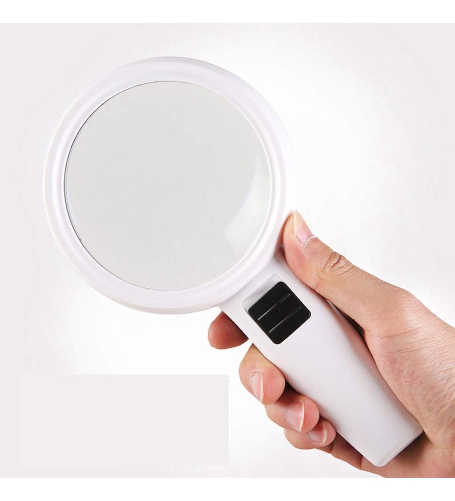 HD High-Powered Light Handheld 30 Times Glass Children's Old Reading Mirror Good Times - Buy Online on GoSupps.com