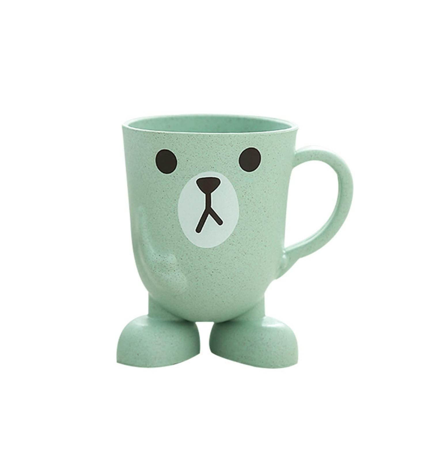 DIGJOBK Toothbrush Cup & Breakfast Mug with Handle - Color: 2 | International Shipping | Perfect for Mouthwash & Teeth Washing - Buy Online on GoSupps.com