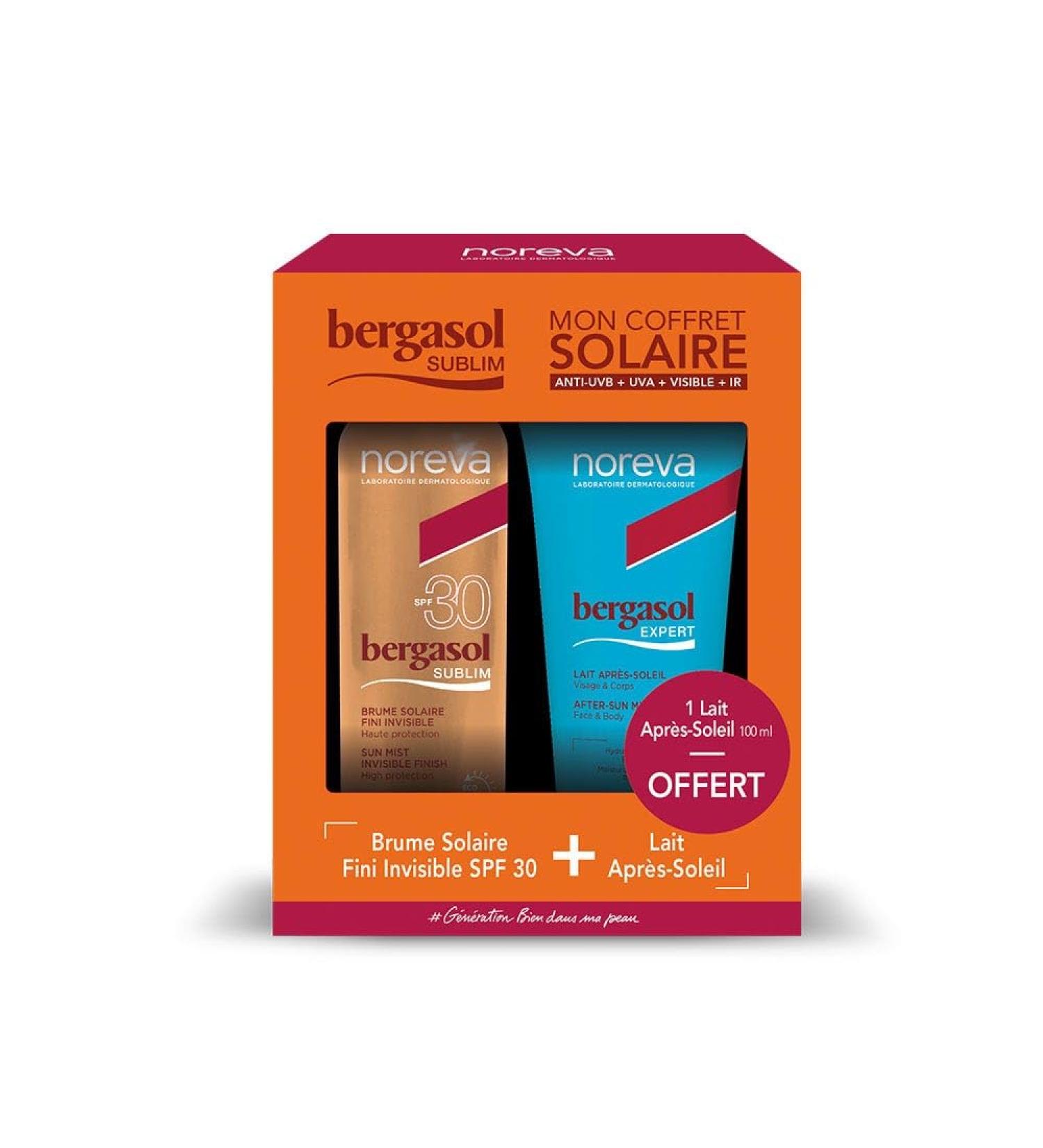 Noreva Bergasol Sublim Sun Mist SPF30 100ml + Expert After-Sun Milk Face and Body 100ml Free