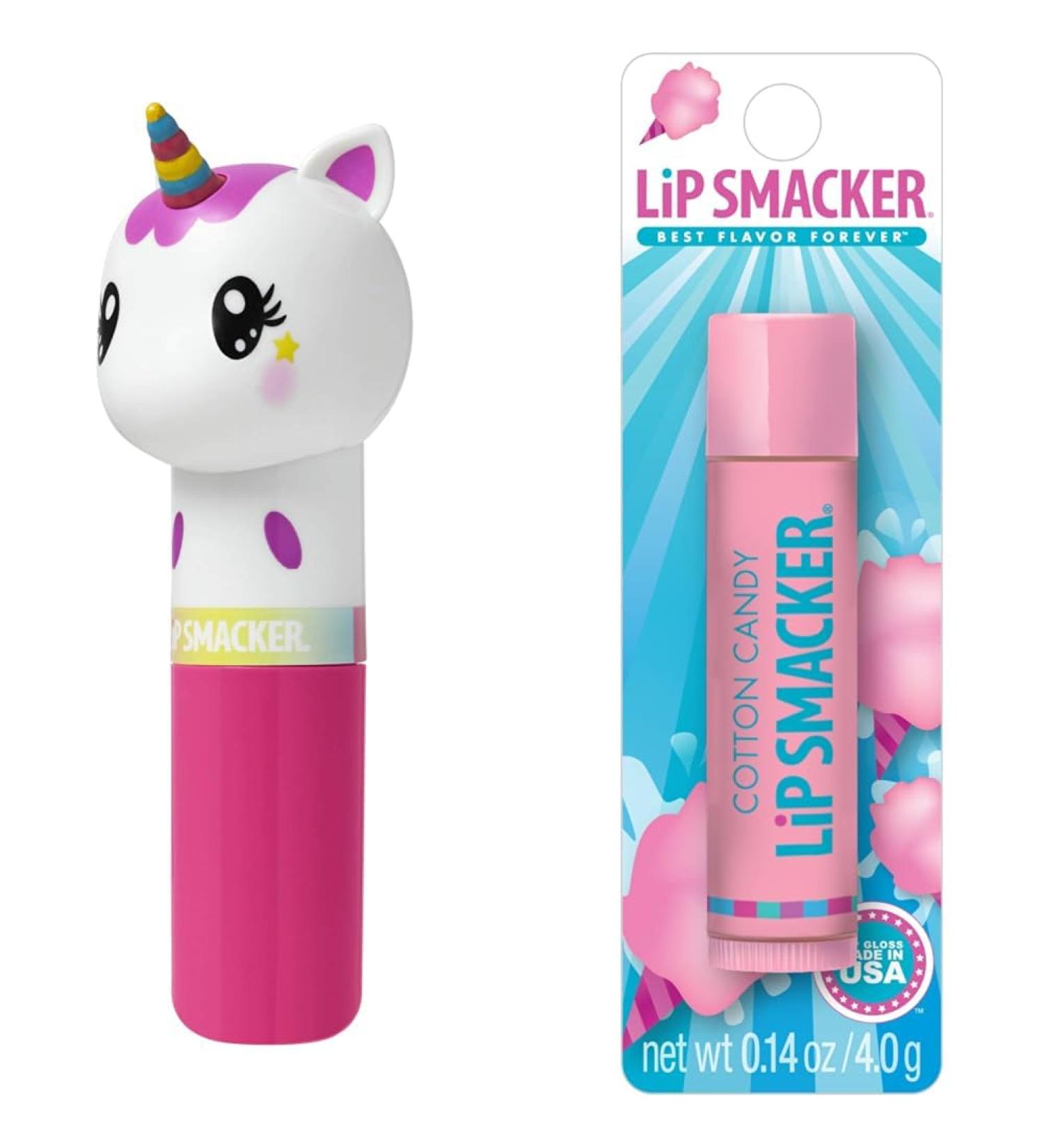 Lip Smacker Unicorn Lippy Pal - Flavored Cotton Candy Lip Balm Clear Matte For Kids & Adults - Buy Online on GoSupps.com