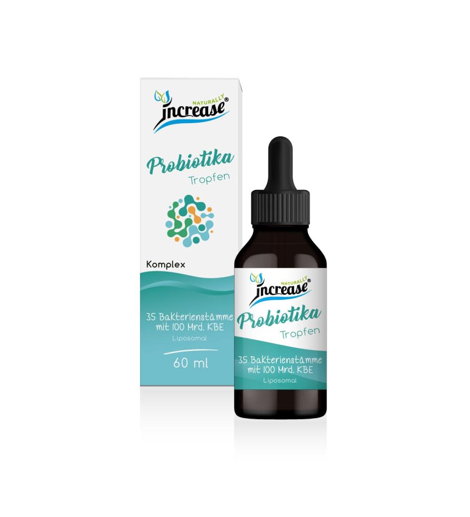 Liposomal Probiotics Complex Drops | 35 Strains 100 Billion KBE/Dose | D-Mannose & Organic Inulin | Keto MCT Oil C8 & C10 | Gastric Juice Resistant - Shop Internationally - Buy Online on GoSupps.com