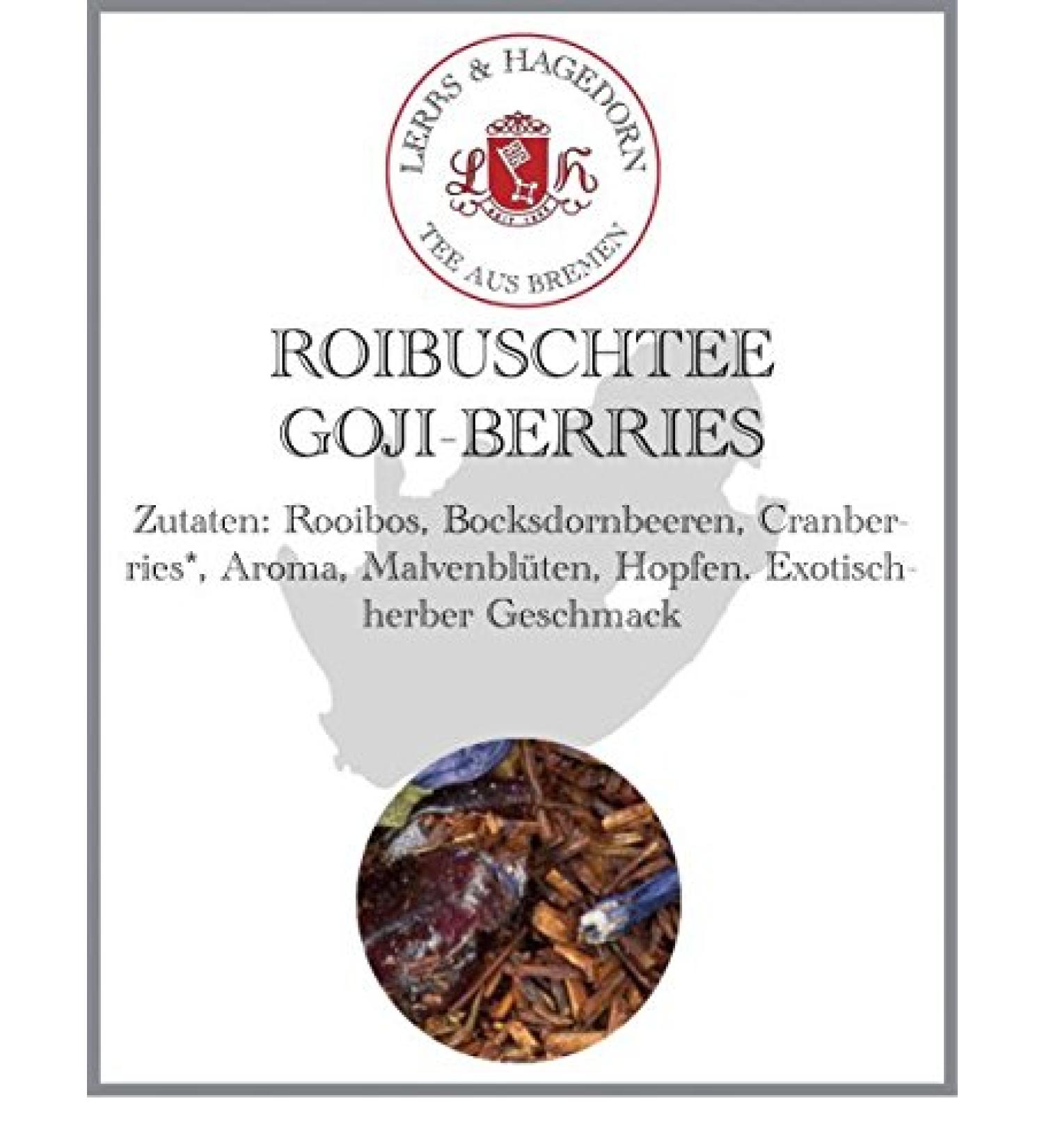  Lerbs & Hagedorn Lerbs & Hagedorn Rooibos Tea Goji Berries | Exotic Herb Flavor 2 kg approx. (162 liters) Rooibos goji berries cranberries - Buy Online on GoSupps.com