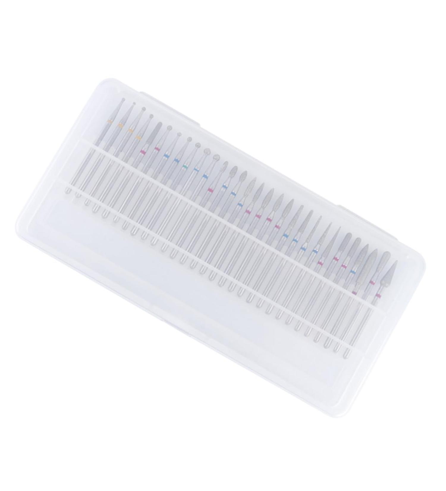 Beatifufu 1 Box Nail Art Kit Nail Care Polishing Drill Manicure Tools Grinding Head for Nail Cylinder Head Nail Goue Diamond Nail Drill Bits Manicure Head Set To Rotate Polisher - Buy Online on GoSupps.com