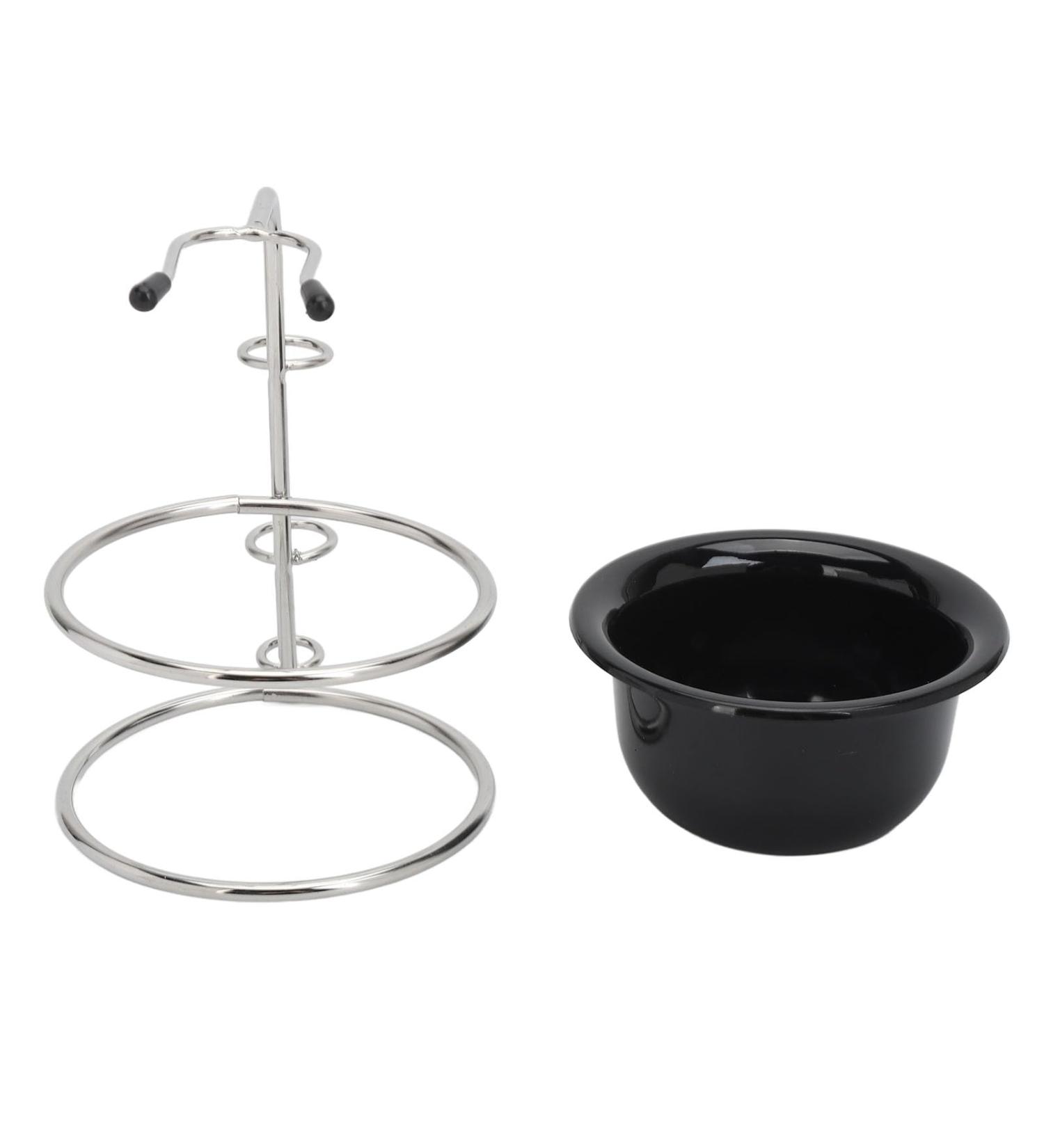 Premium Stainless Steel Shaving Brush Stand - Sturdy & Stylish for Home Barbershop & Hotel Use - Buy Online on GoSupps.com