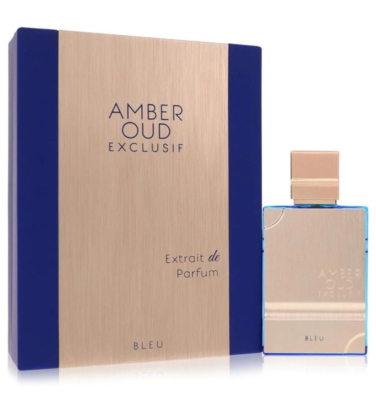 Al Haramain Orientica Amber Oud Execlusif Extrait De Parfum Bleu Eau De Parfum Spray for Men 2.0 Ounce