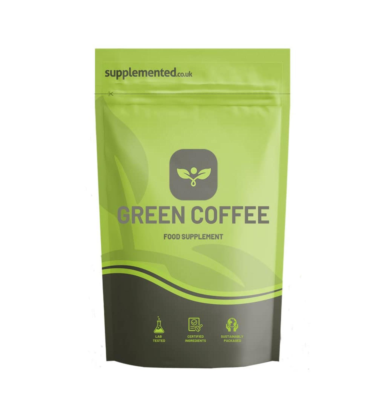 Organic Green Coffee Extract 13 500mg | 180 Vegan Tablets | Pure Weight Loss Supplement - Buy Online on GoSupps.com