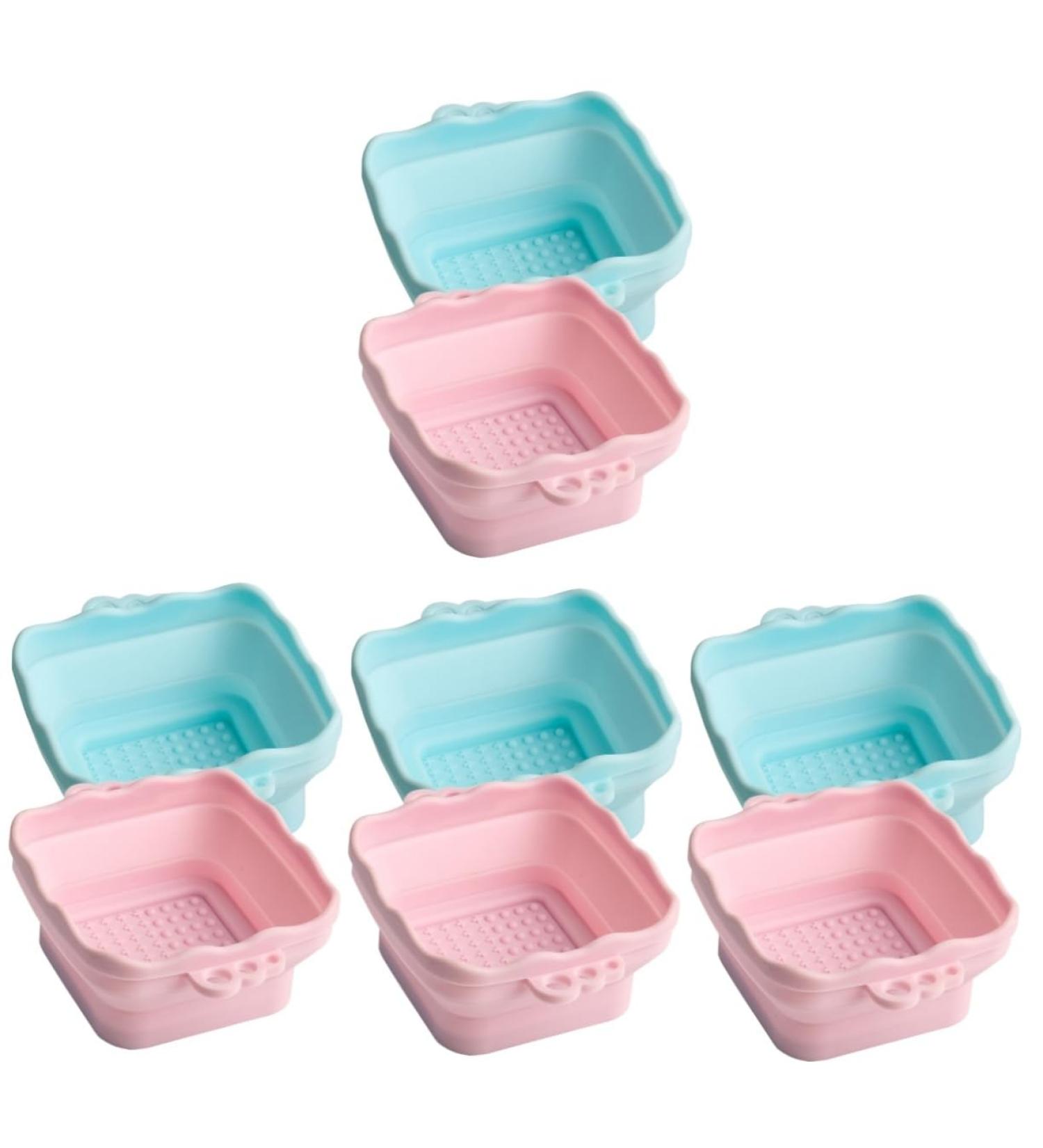 Beavorty 8 Pcs Cleanser of Makeup Brush Portable Brush Silicone Brush Cleaner Makeup Silicone Makeup Brush Makeup Brush Scrubber Ladies Suits Miss Silica Gel Cleaning Supplies Foldable - Buy Online on GoSupps.com