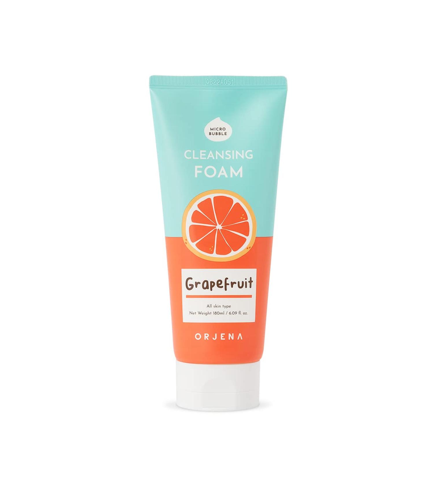 OJRN ORJENA Smileday Cleansing Foam 180ml (6.09 fl oz) (GRAPEFRUIT) - Buy Online on GoSupps.com