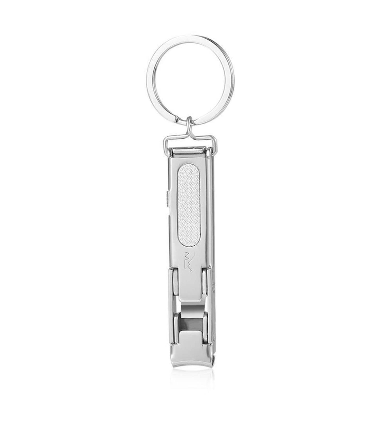 HCHGJKN Nail Clippers Stainless Steel Ultra-thin Foldable Hand Toe Nail Clippers Cutter With Keychain Cutter Trimmer Silver Tool Key Ring - Buy Online on GoSupps.com