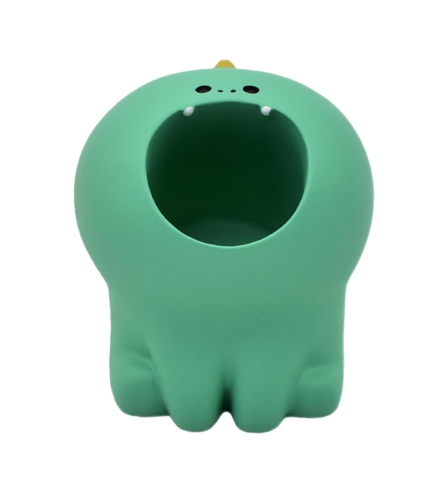 Yemyap Dinosaur Animal Toothbrush Organizer - Punch-Free Stand for Toothbrushes Makeup Brushes & Razors | Cute Bathroom Storage Solution - Buy Online on GoSupps.com