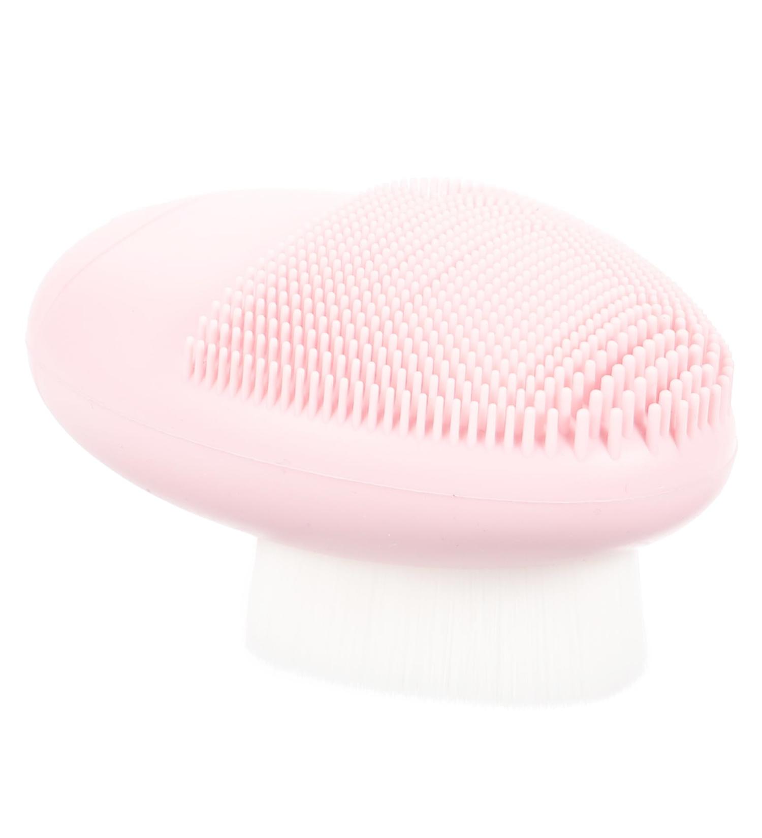 POPETPOP Facial Scrubber Exfoliator Man-made fiber plastic soft cleaning brush pebble cleaner brush wash brush brush Scrub soft fur makeup brush cleansing brush washbasin brush - Buy Online on GoSupps.com