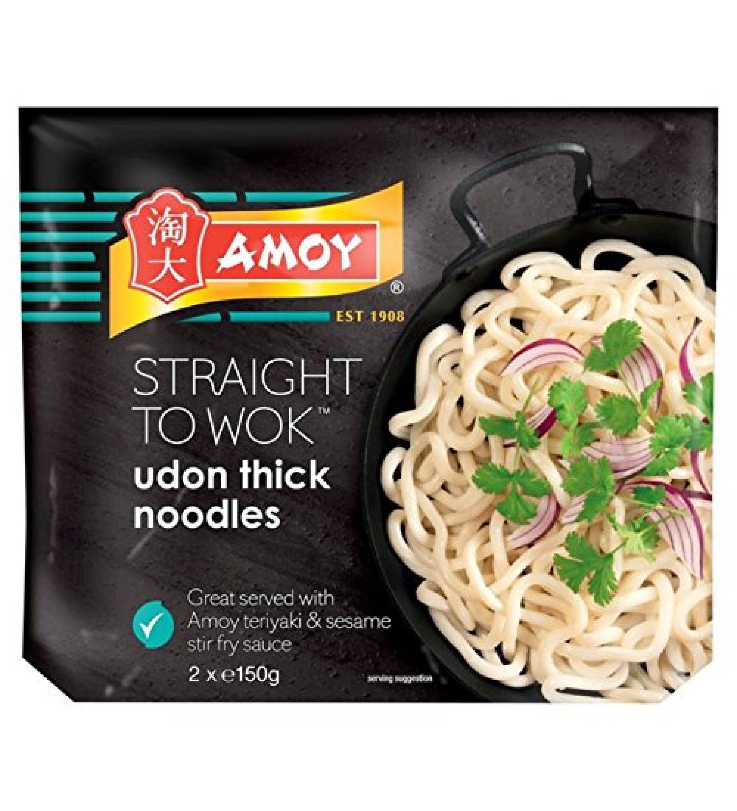 Amoy Amoy Udon 150g Thick Pasta (Pack of 2)