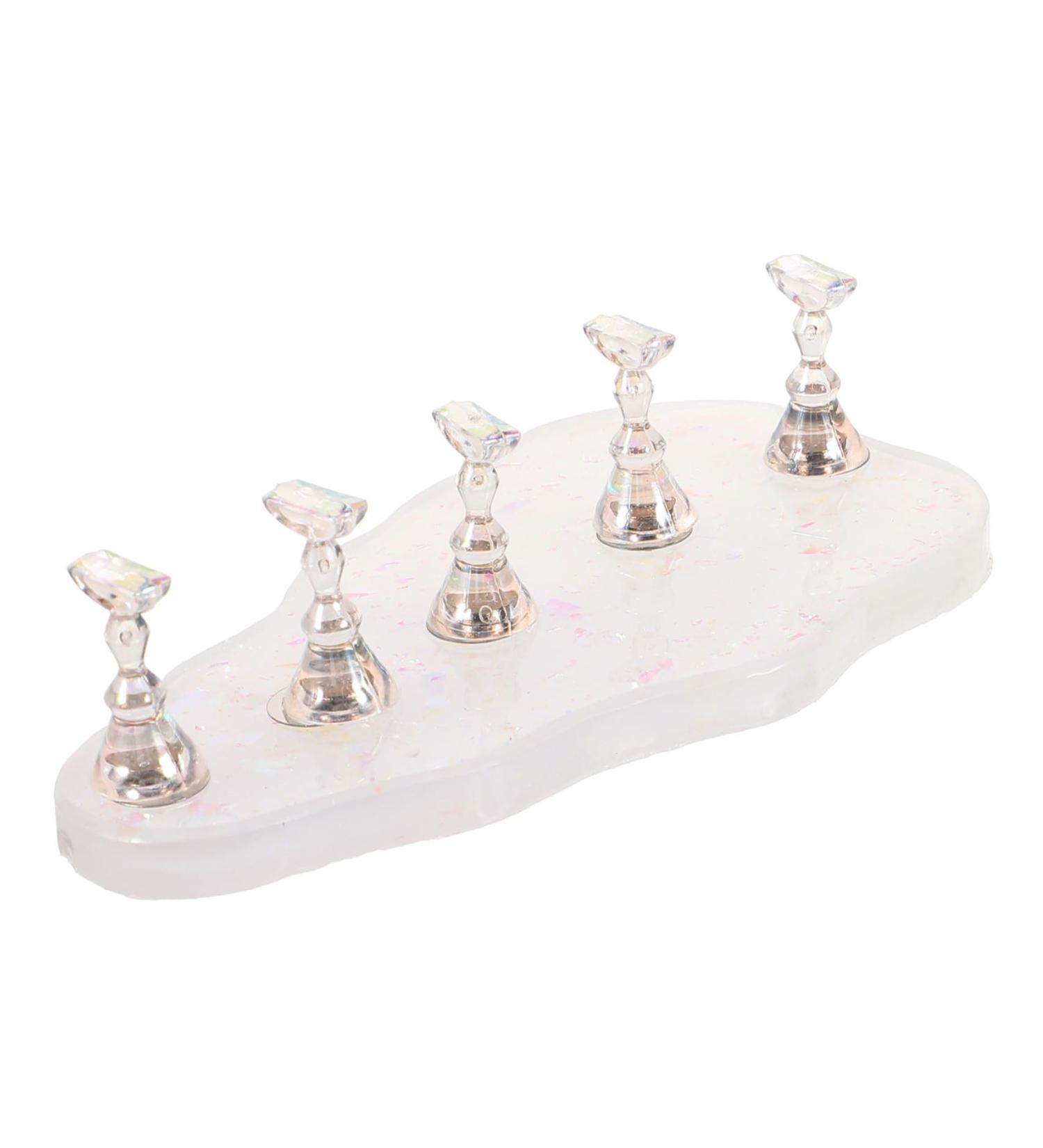 HONMEET 1 Set Nail Stuff for Acrylic Nails Nail Art Kits Nail Stands Nail Holder for Painting Nails Press on Nail Stand Fake Nail Holder Nail Practice Stand Magnet Portable Nail Set - Buy Online on GoSupps.com