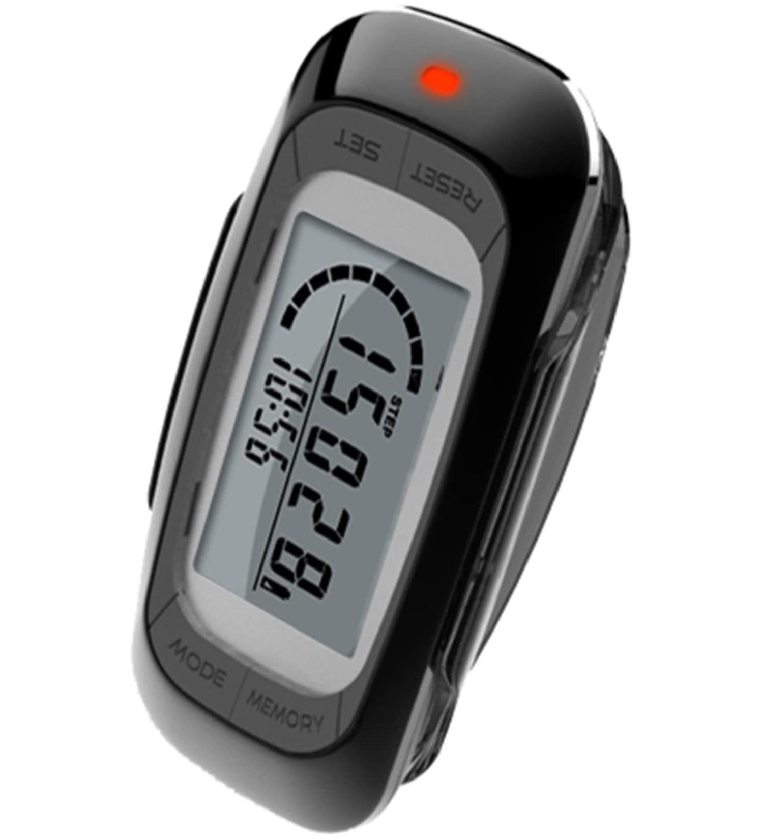 MAYMOC 3D Pedometer for Walking - Track Steps, Miles/Km, Calories & Activity Time - Clip on Step Counter with Large Display for Women and Men - Buy Online on GoSupps.com