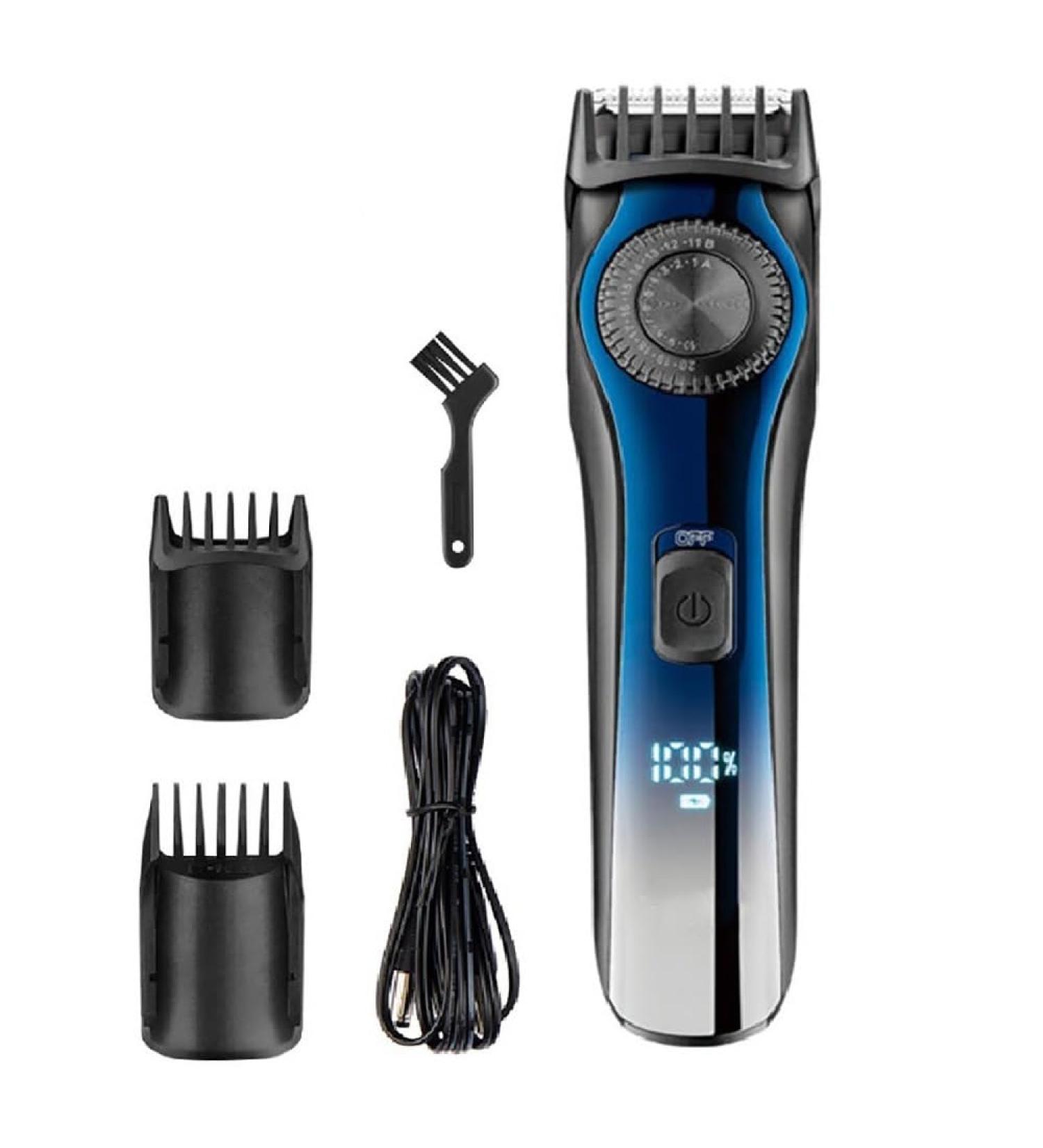 Adjustable 1-20mm Beard Hair Trimmer for Men | Rechargeable Electric Hair Clipper with 38 Length Settings for Perfect Grooming - Buy Online on GoSupps.com