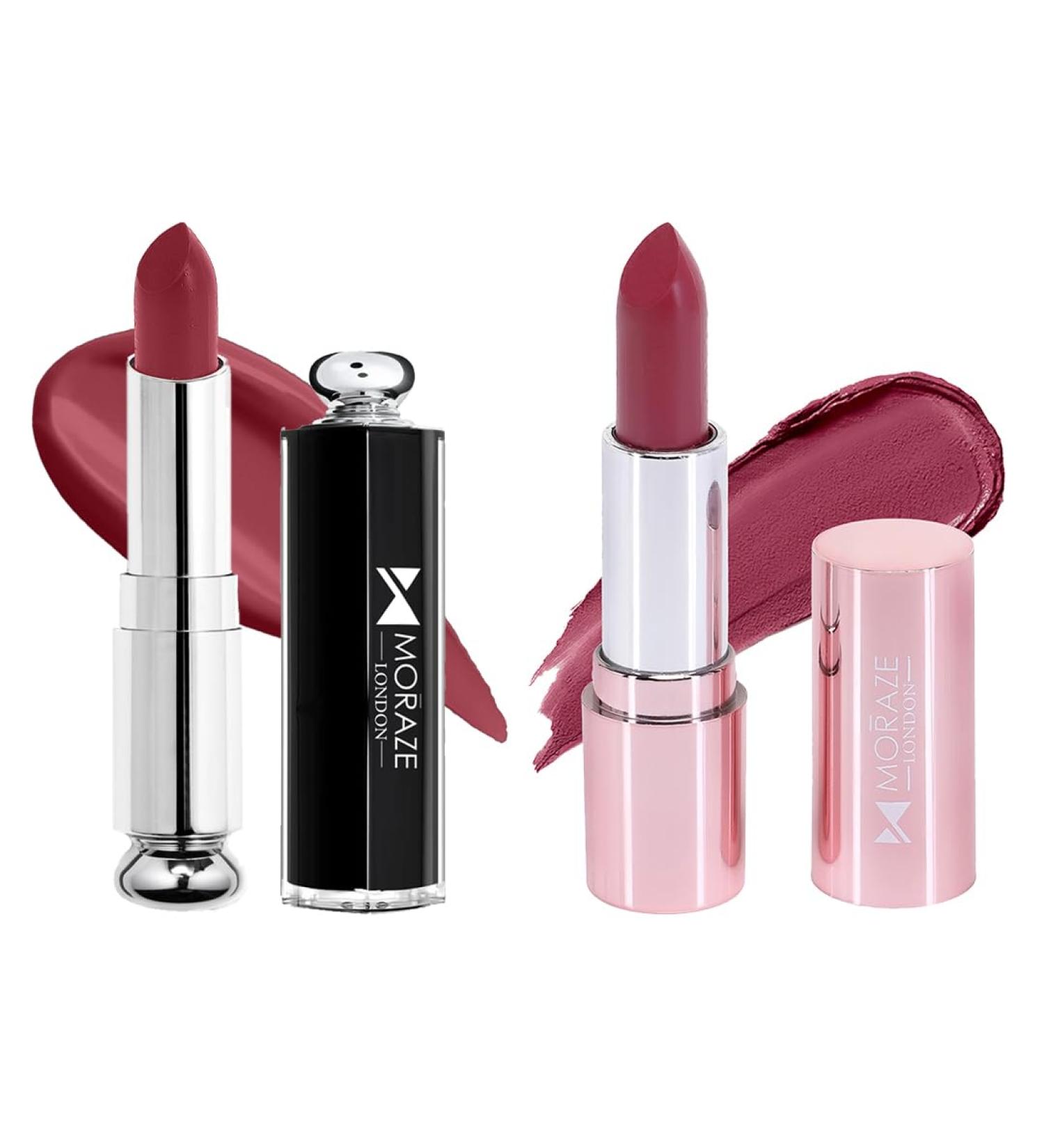 Buy Waterproof Long-Lasting Creamy Lipstick (Pack of 2) - EyesU & Sweet - 8.5gm - International Shipping Available - Buy Online on GoSupps.com