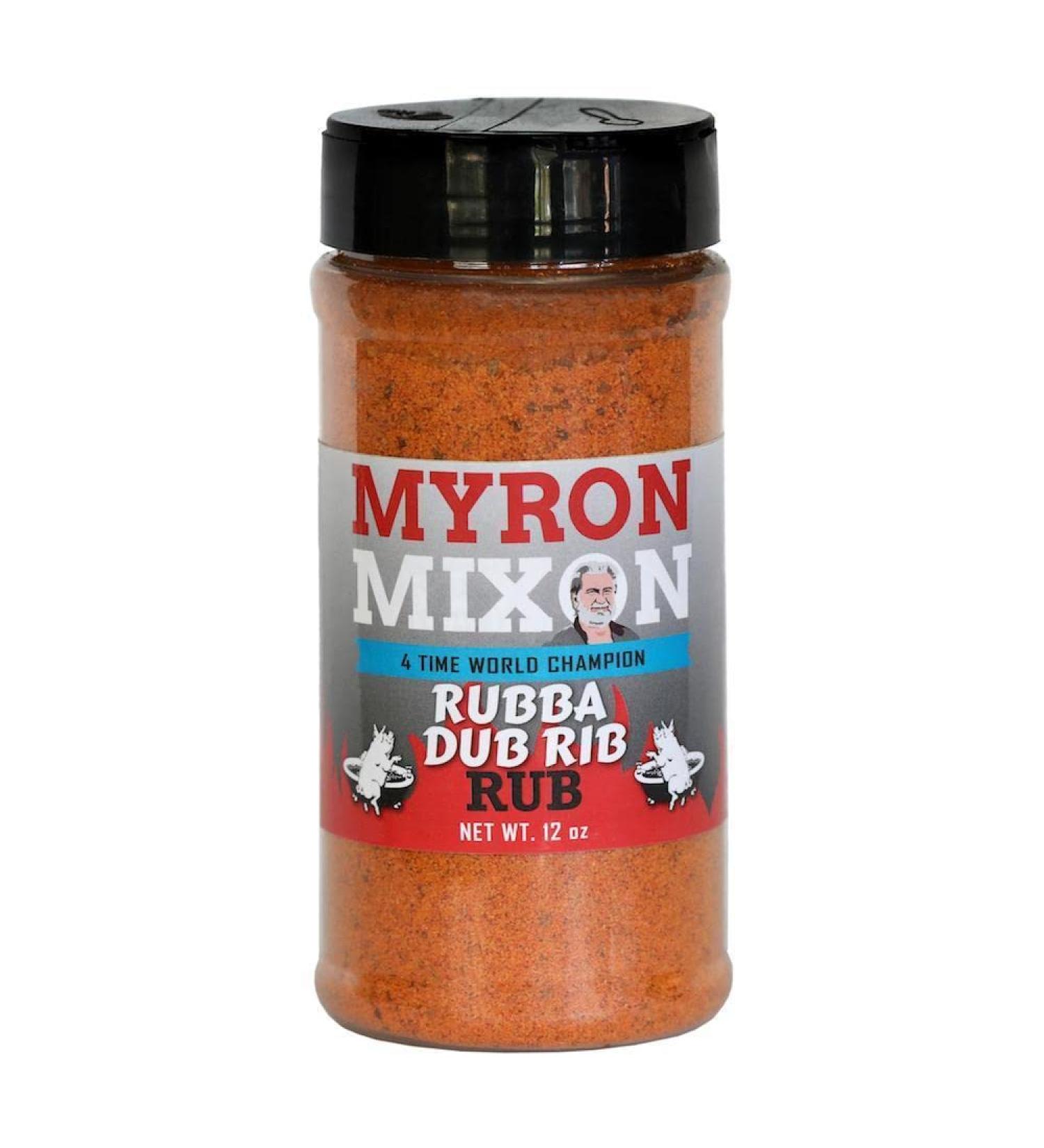 Myron Mixon Rubba Dub Rib BBQ Rub - Champion Pitmaster Recipe - 12 Oz | Gluten-Free, MSG-Free, USA Made - Buy Online on GoSupps.com