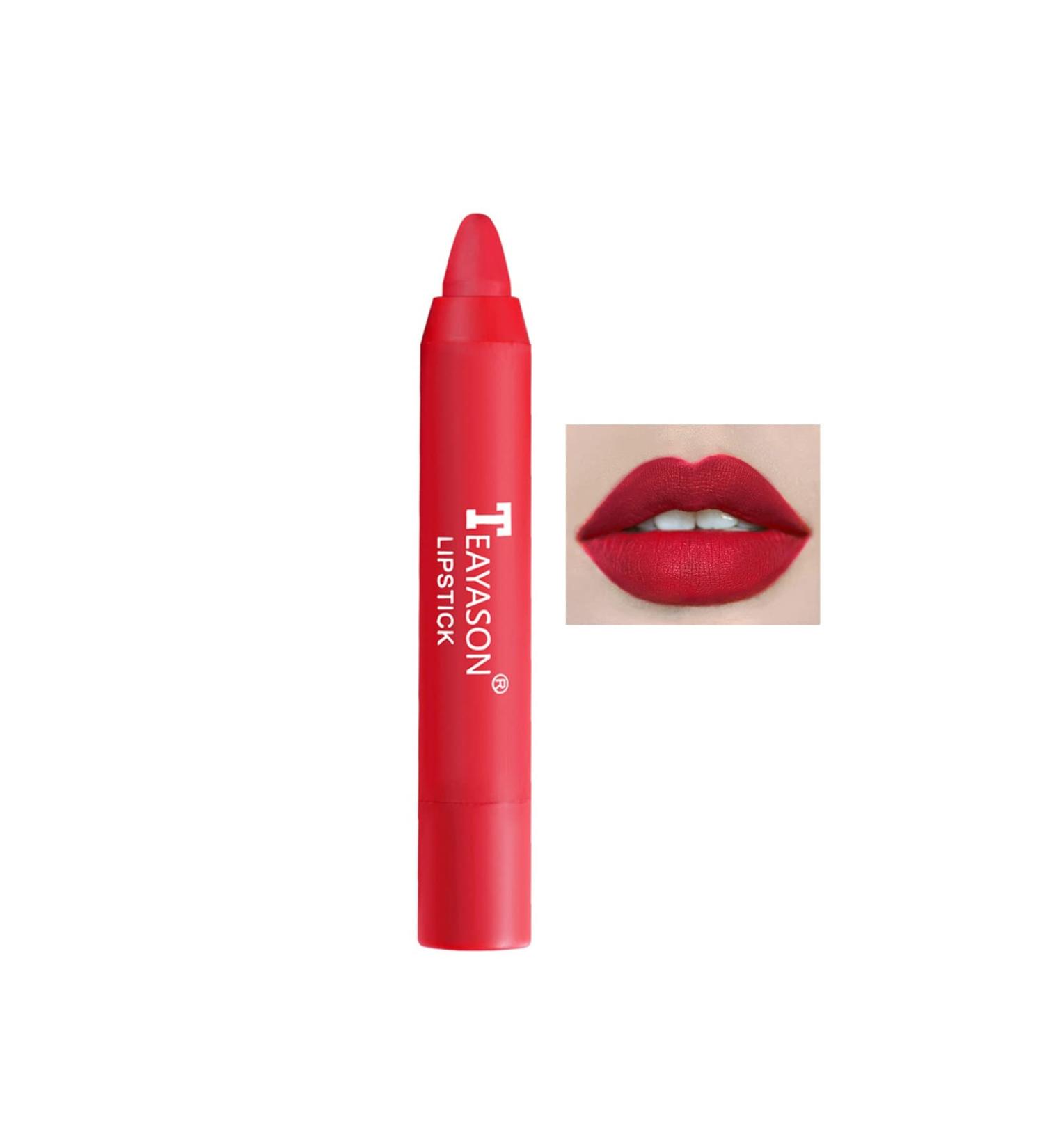 Nude Velvet Matte Lipstick Crayon | Waterproof Durable Non-Stick Lip Gloss - 1 Piece - Buy Online on GoSupps.com