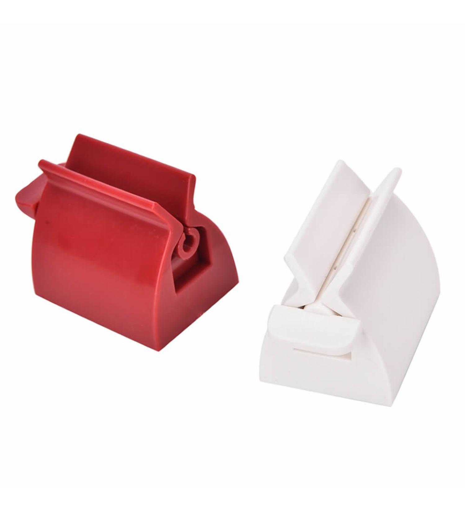 Set of 2 Rolling Tube Toothpaste Squeezer Dispenser Stand - Multicolor - Buy Online on GoSupps.com
