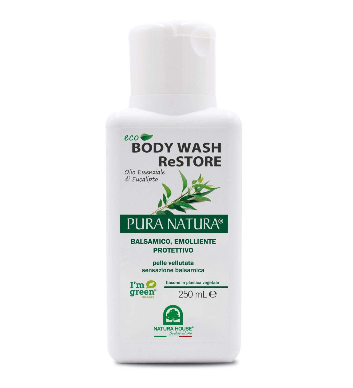 Natura House SpA PuraNatura Eco Body Wash Eucalyptus Restore 250 ml