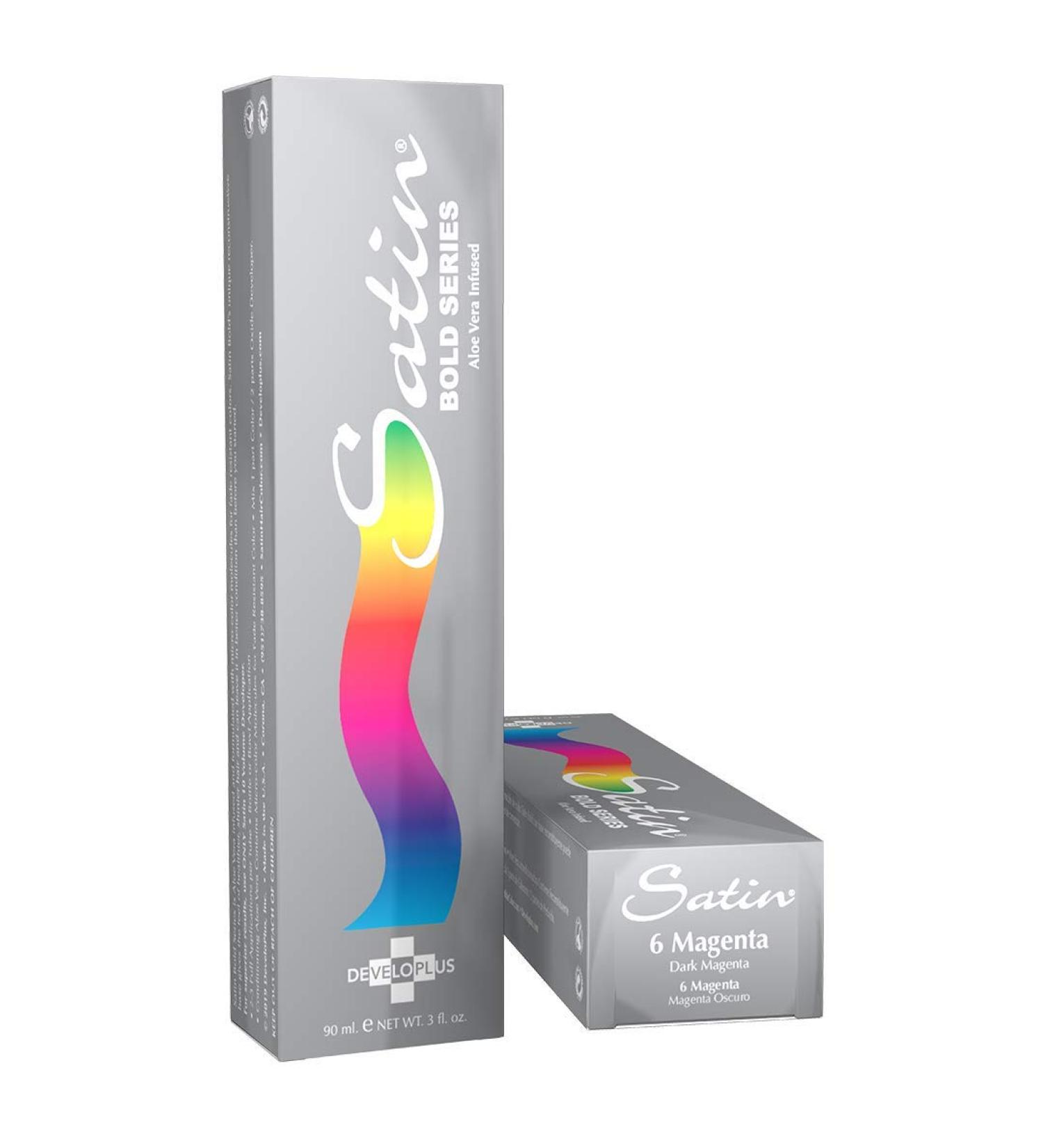 Bold Dark Magenta Satin Hair Dye - Permanent & Semi-Permanent Vegan & Cruelty-Free International Shipping - Buy Online on GoSupps.com